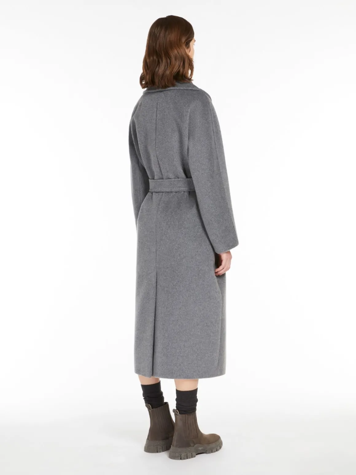 Outlet Cappotto a vestaglia in lana e alpaca Cappottietrench