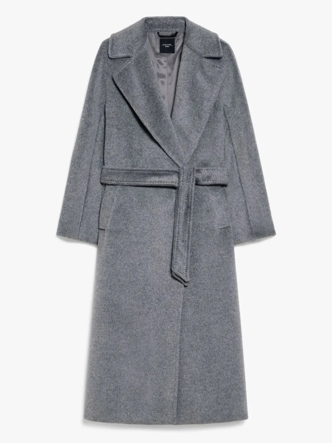 Outlet Cappotto a vestaglia in lana e alpaca Cappottietrench