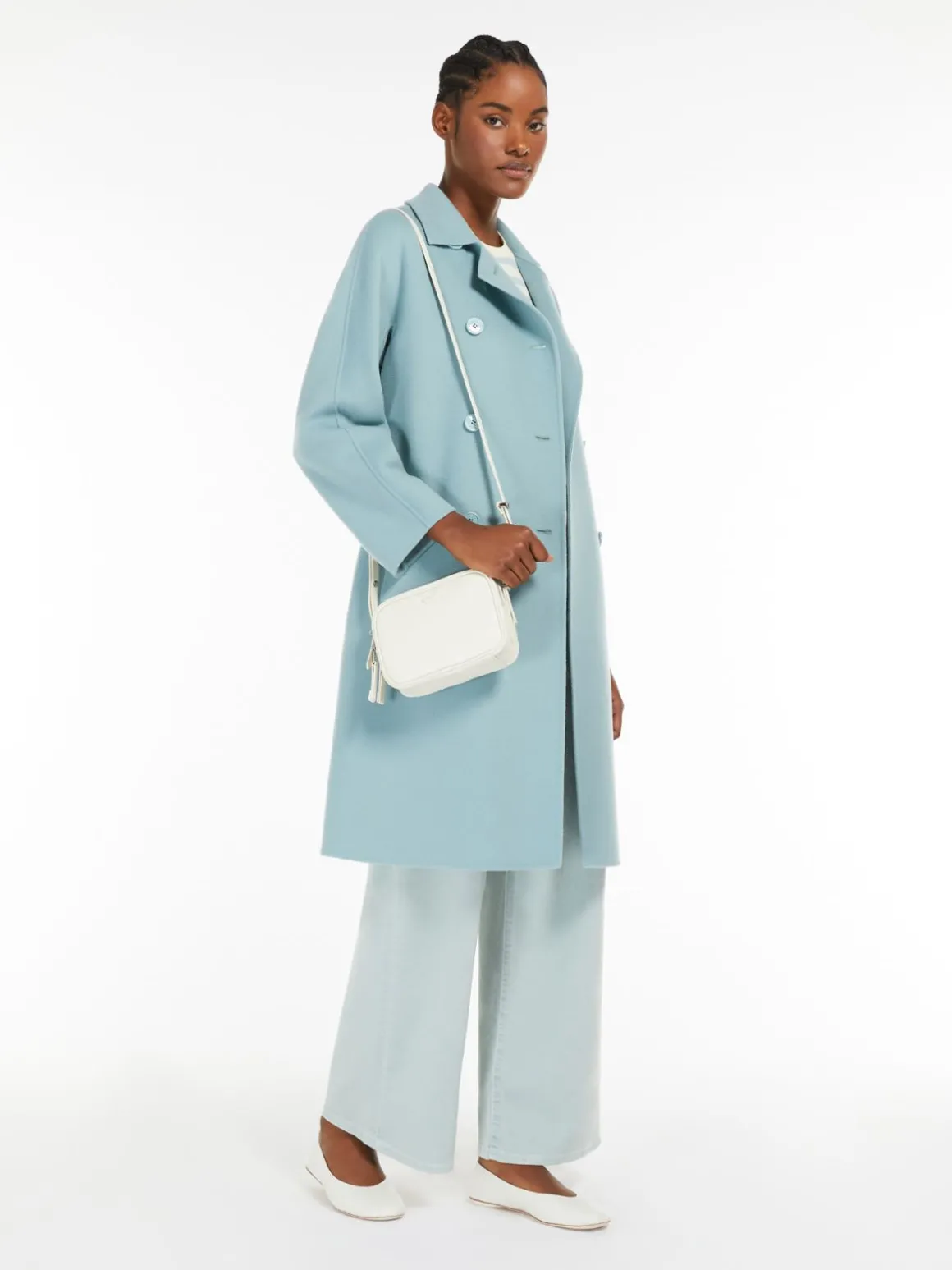 Best Sale Cappotto doppiopetto in double di lana Cappottietrench