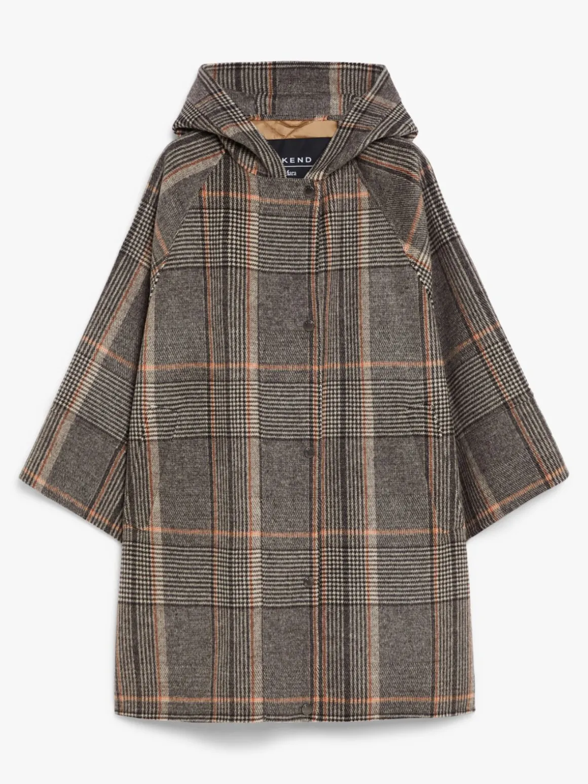 cappotto_in_lana_check_e_tela_antigoccia_3.webp Sale Cappotto in lana check e tela antigoccia Imbottiti E Parka