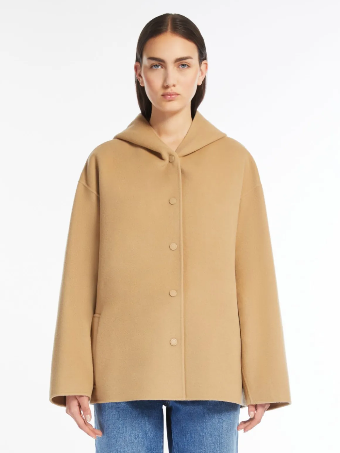 Flash Sale Cappotto in lana con cappuccio Cappottietrench