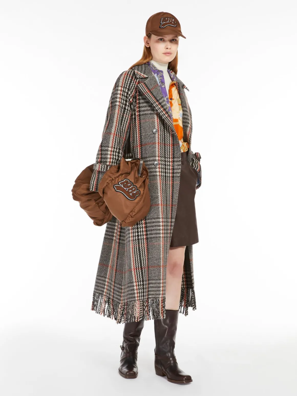 Cheap Cappotto in mista lana con frange Cappottietrench