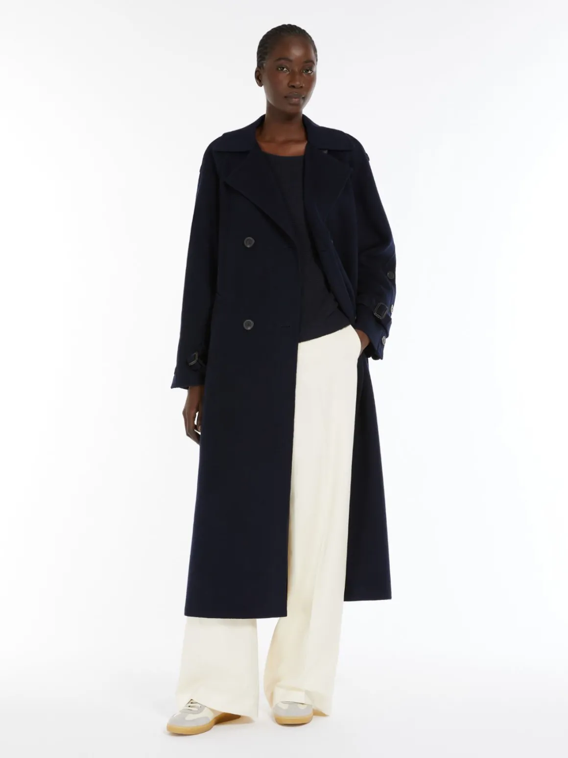 Store Cappotto trench in lana Cappottietrench