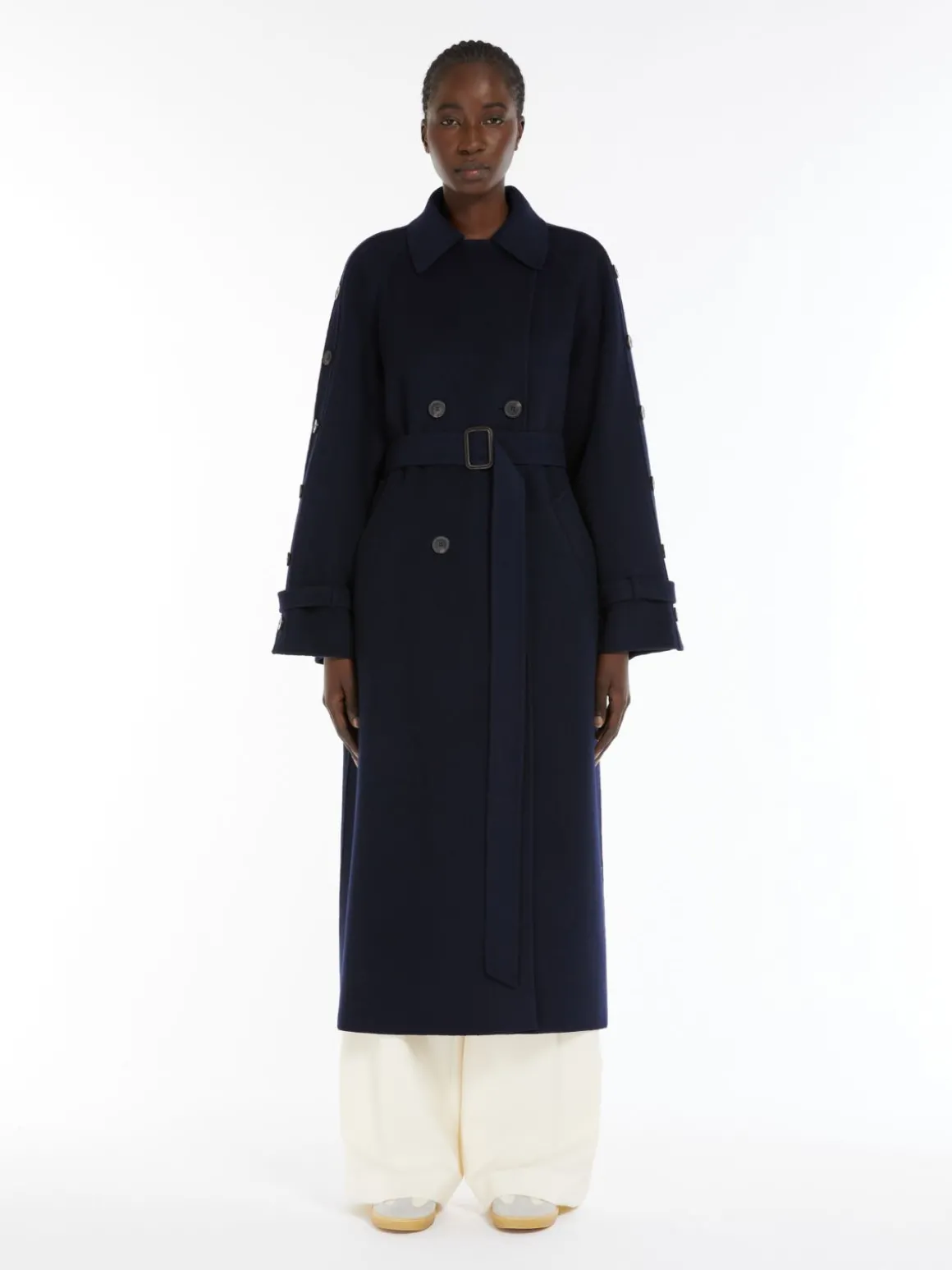 Store Cappotto trench in lana Cappottietrench
