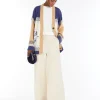 New Cardigan color block in filato di cotone Maglie