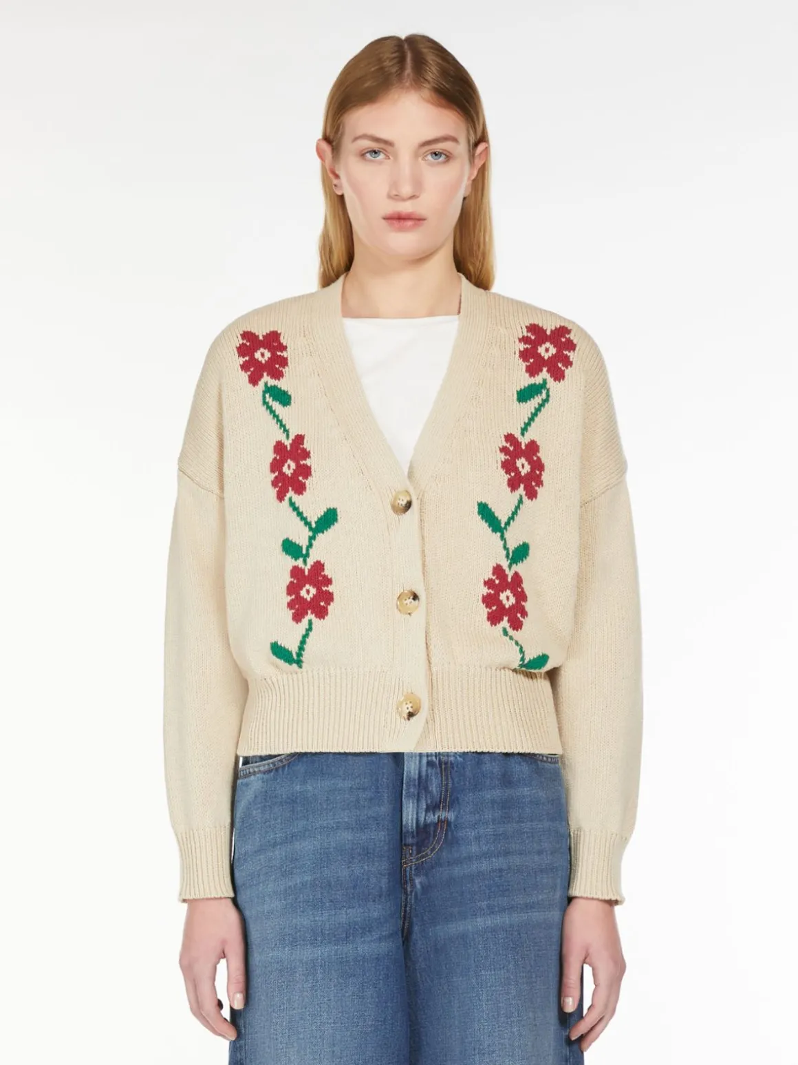 cardigan_in_cotone_con_intarsio_1.webp Hot Cardigan in cotone con intarsio Maglie