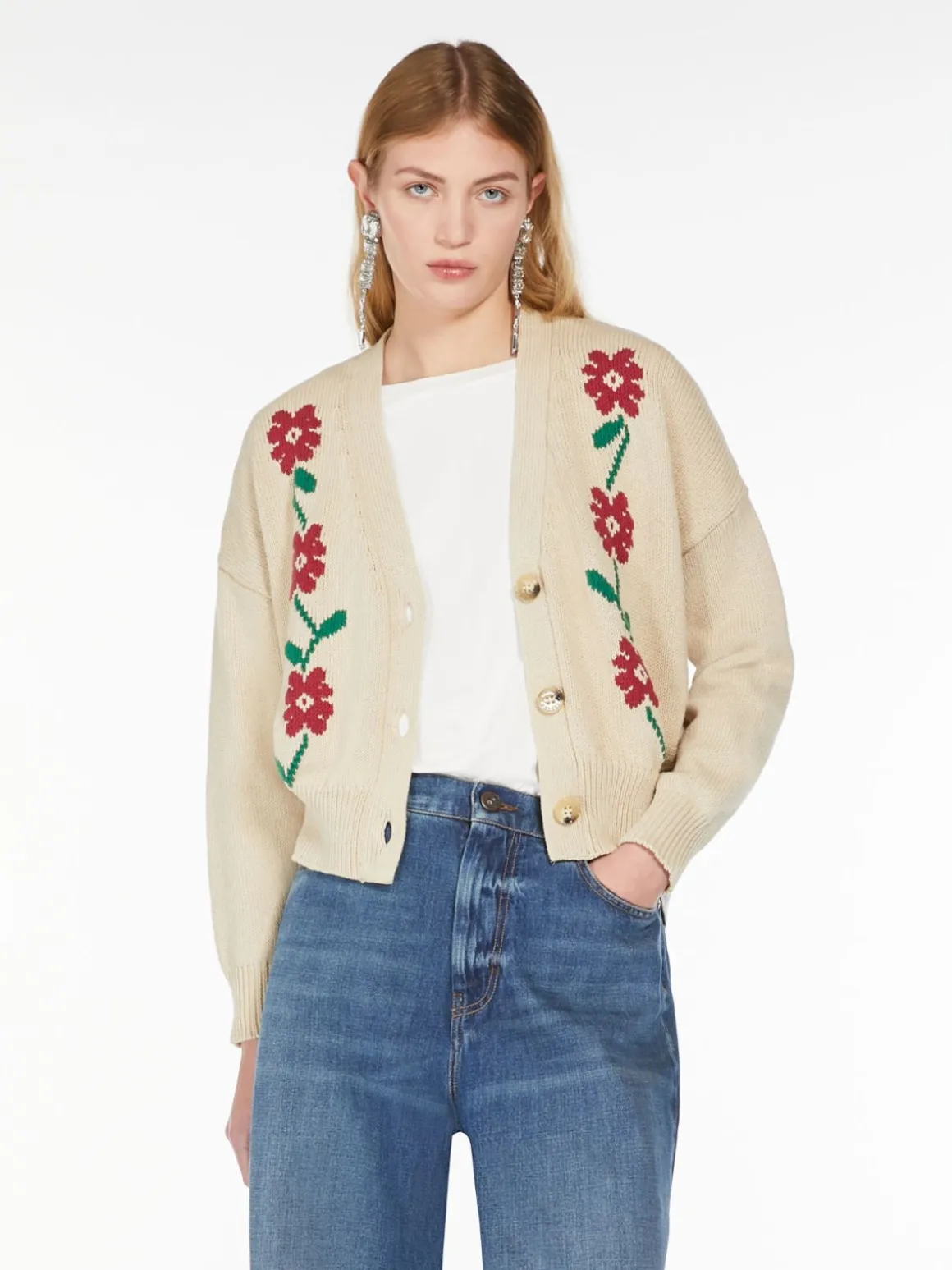 cardigan_in_cotone_con_intarsio_3.webp Hot Cardigan in cotone con intarsio Maglie