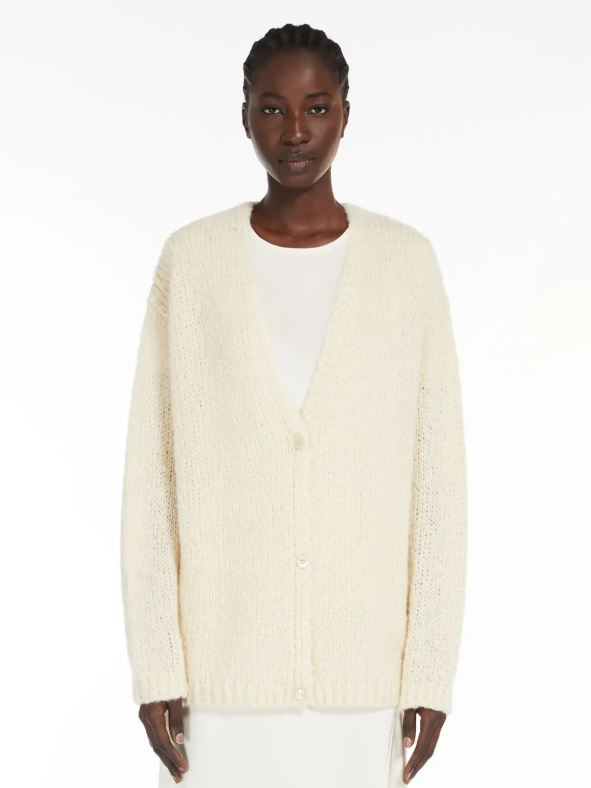 Discount Cardigan over in alpaca e cotone Maglie