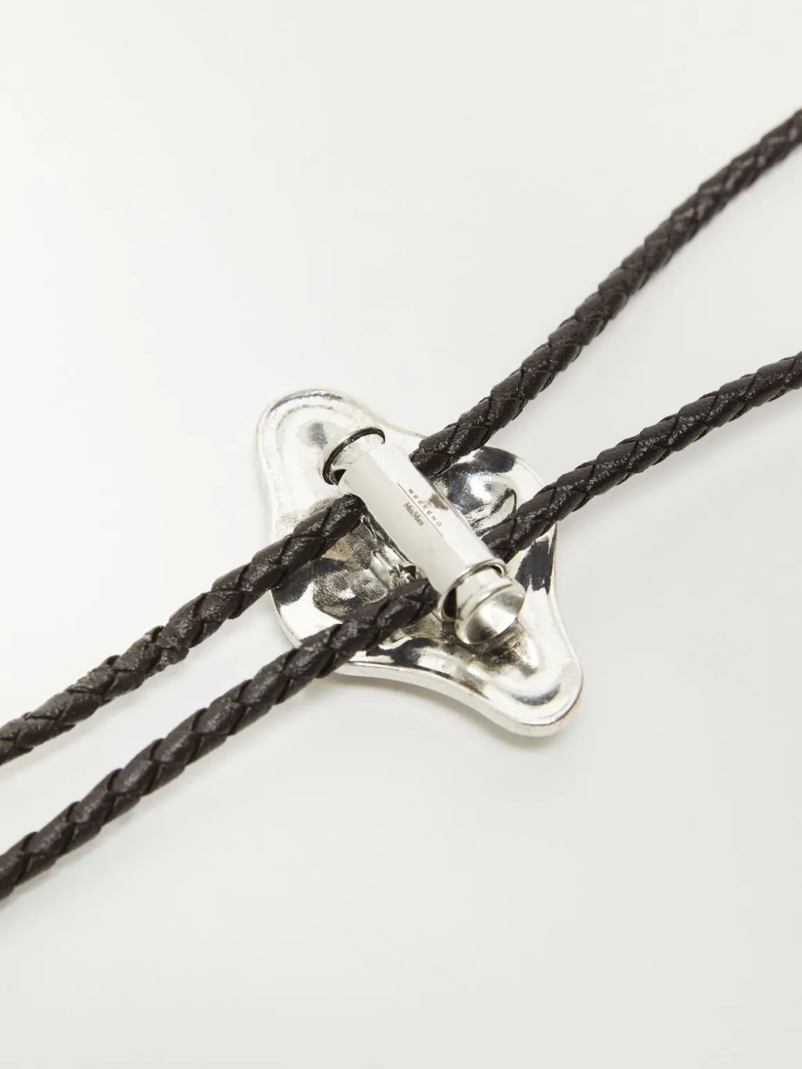 collana_bolo_in_tessuto_spalmato_2.webp Sale Collana bolo in tessuto spalmato Bijoux