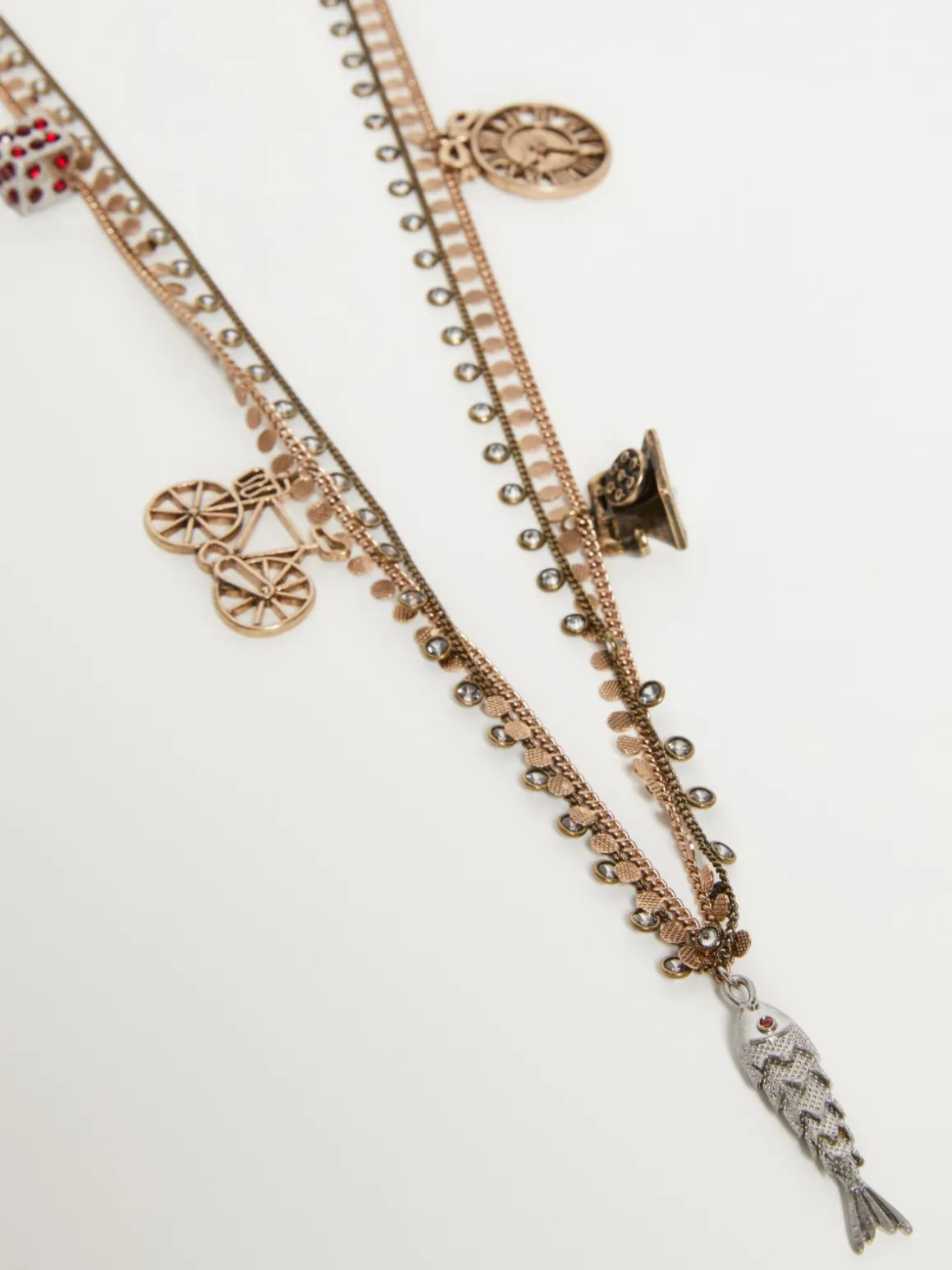 Cheap Collana con charms Bijoux