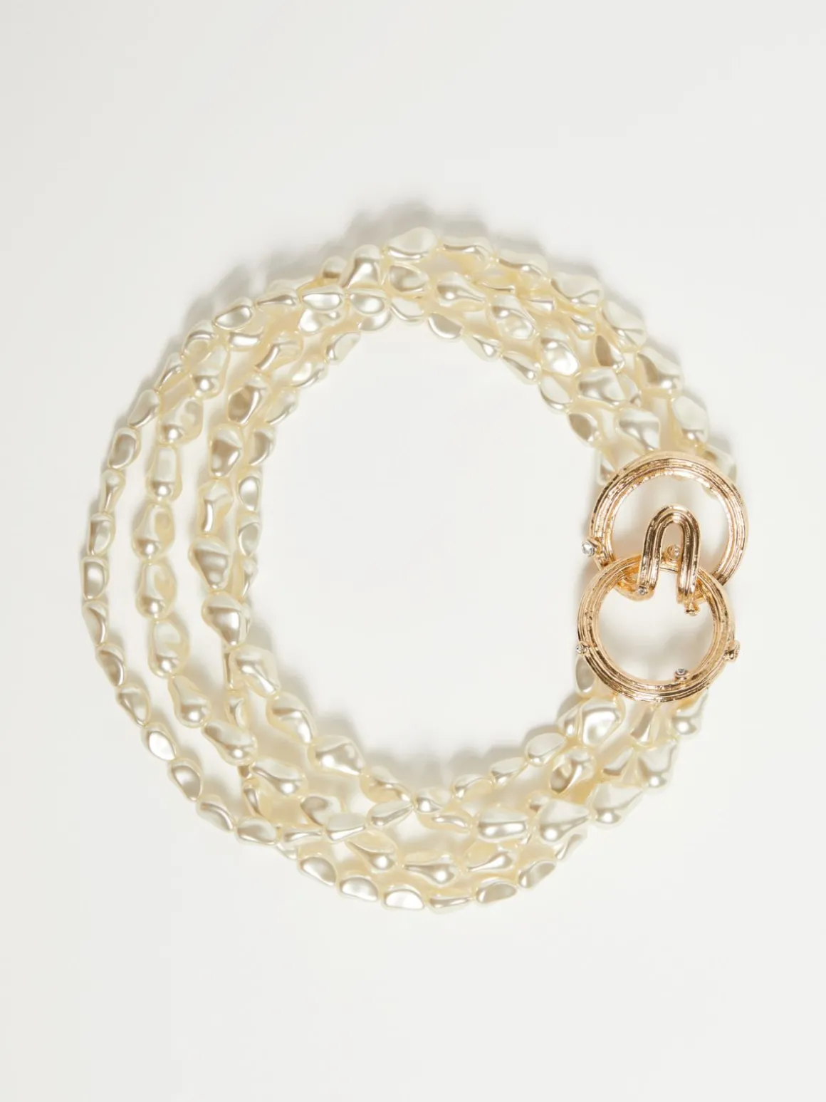 Clearance Collana multifilo con perle Bijoux