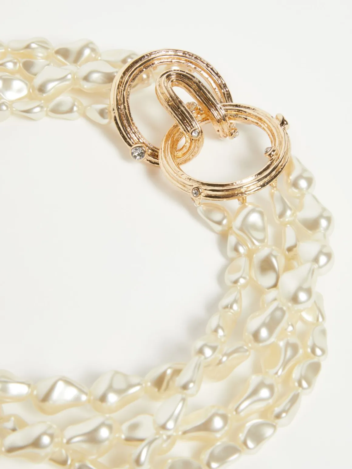 Clearance Collana multifilo con perle Bijoux