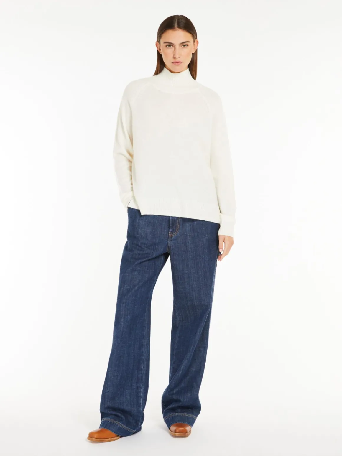 Cheap Dolcevita in filato di cachemire Maglie