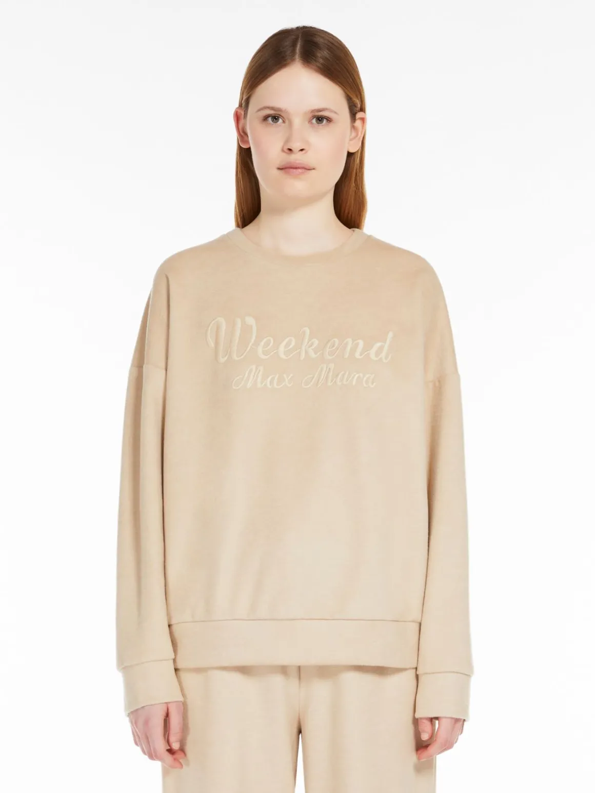 Online Felpa in drop di cotone e lana T-shirt E Top