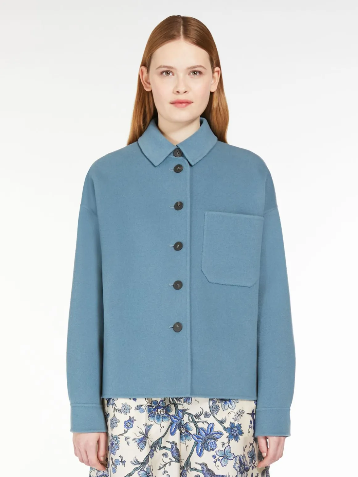 Shop Giacca a camicia in lana Cappottietrench