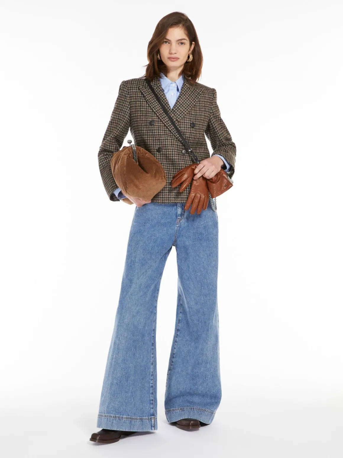 Clearance Giacca crop in mista lana Giacche Eblazer