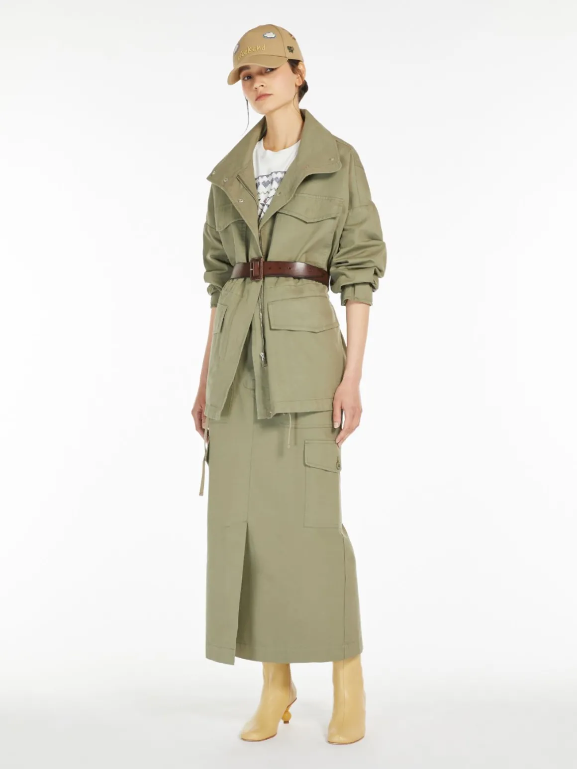 Shop Giacca in canvas di cotone Cappottietrench