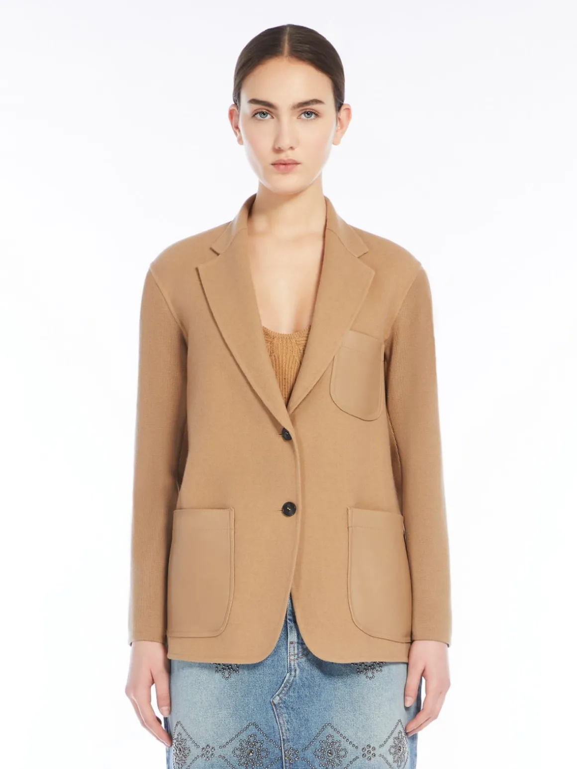 Clearance Giacca in saglia e maglia di lana Giacche Eblazer