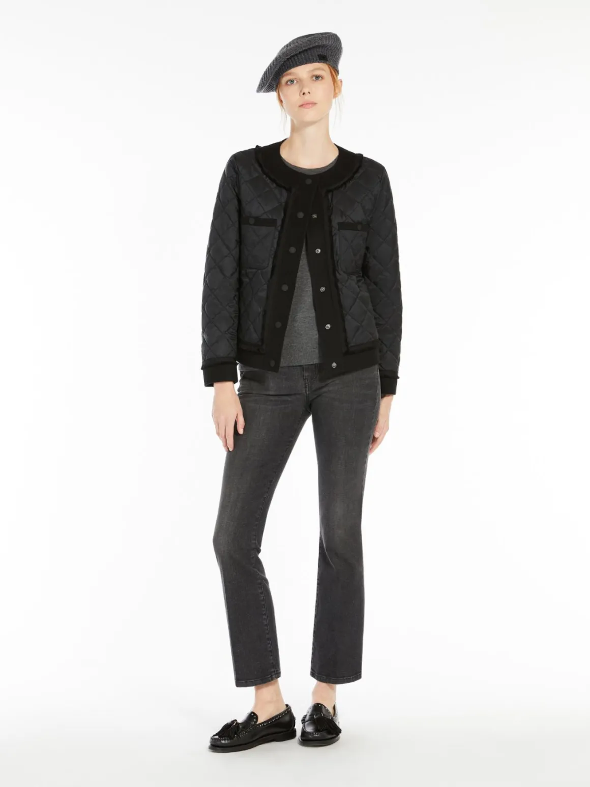 Flash Sale Giacca in tessuto antigoccia e double di lana Imbottiti E Parka