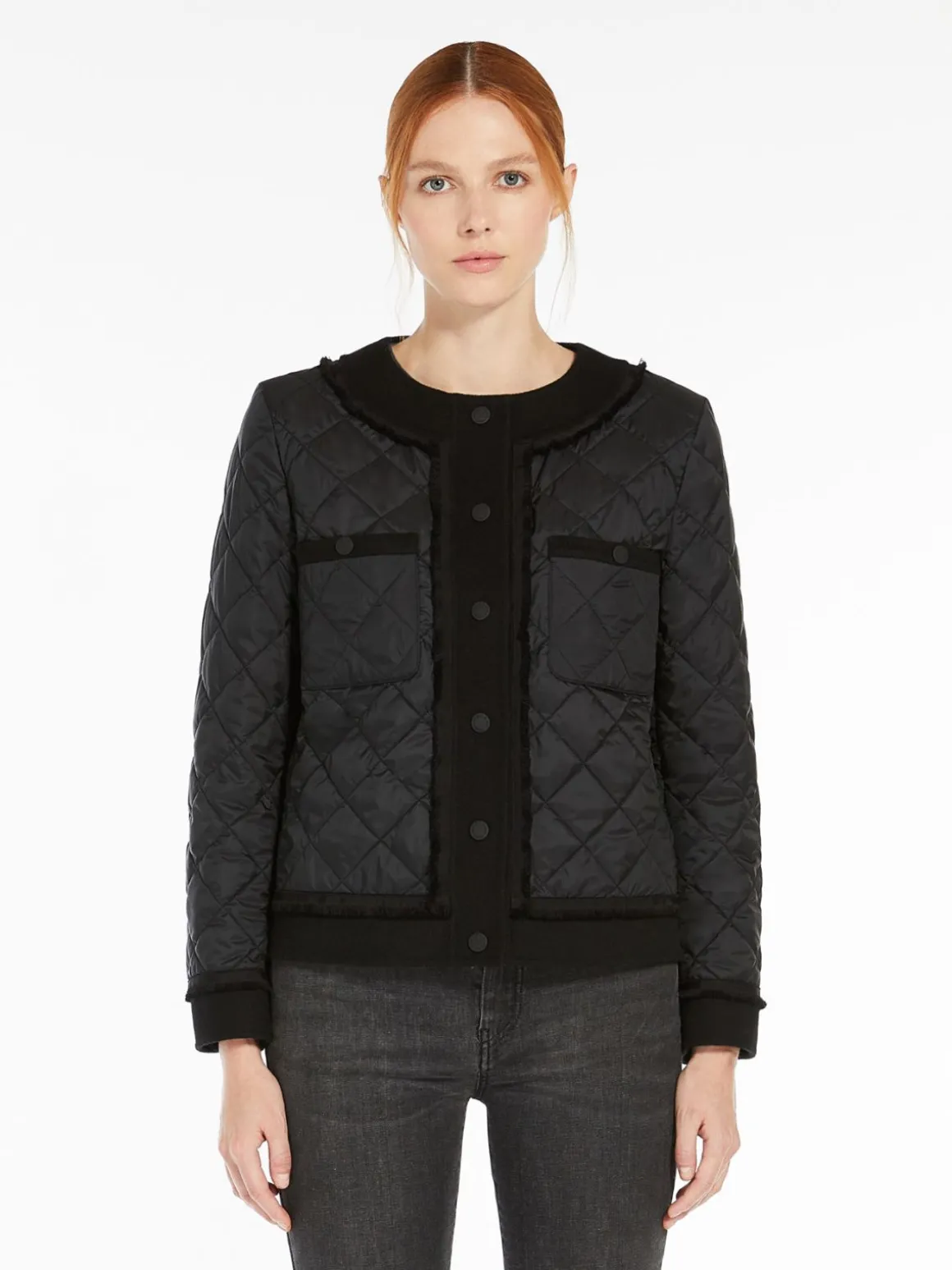 Flash Sale Giacca in tessuto antigoccia e double di lana Imbottiti E Parka