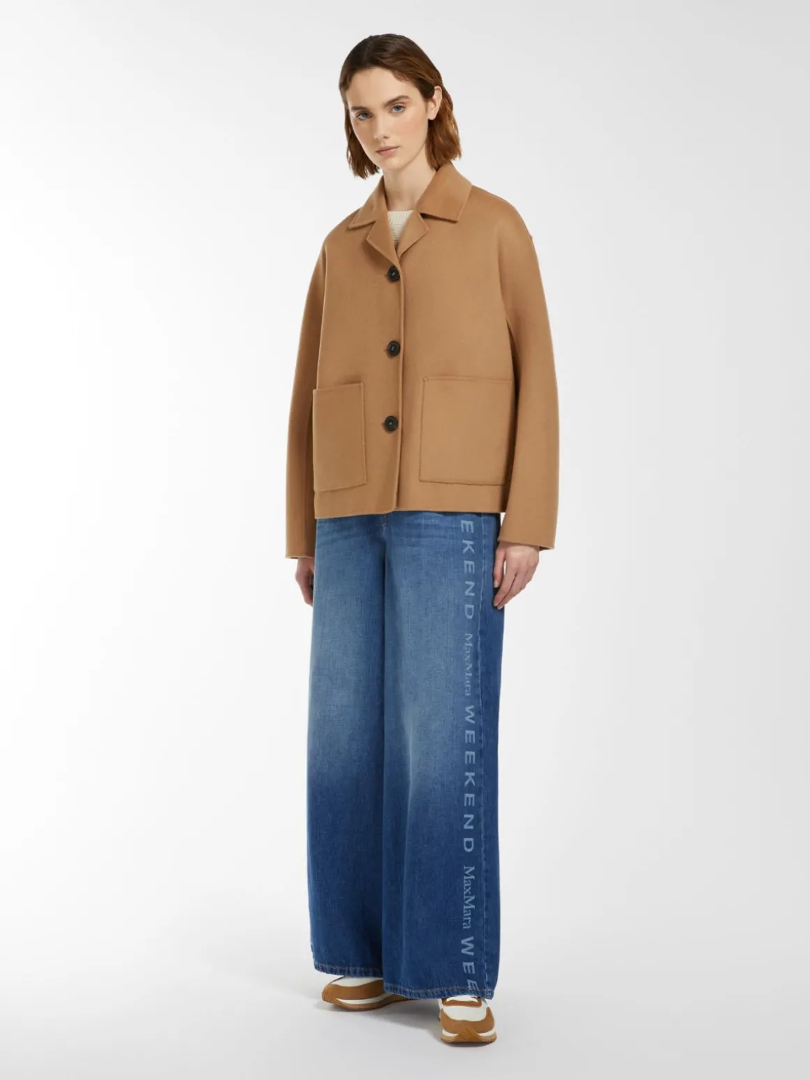 Hot Giacca monopetto in double di lana Giacche Eblazer