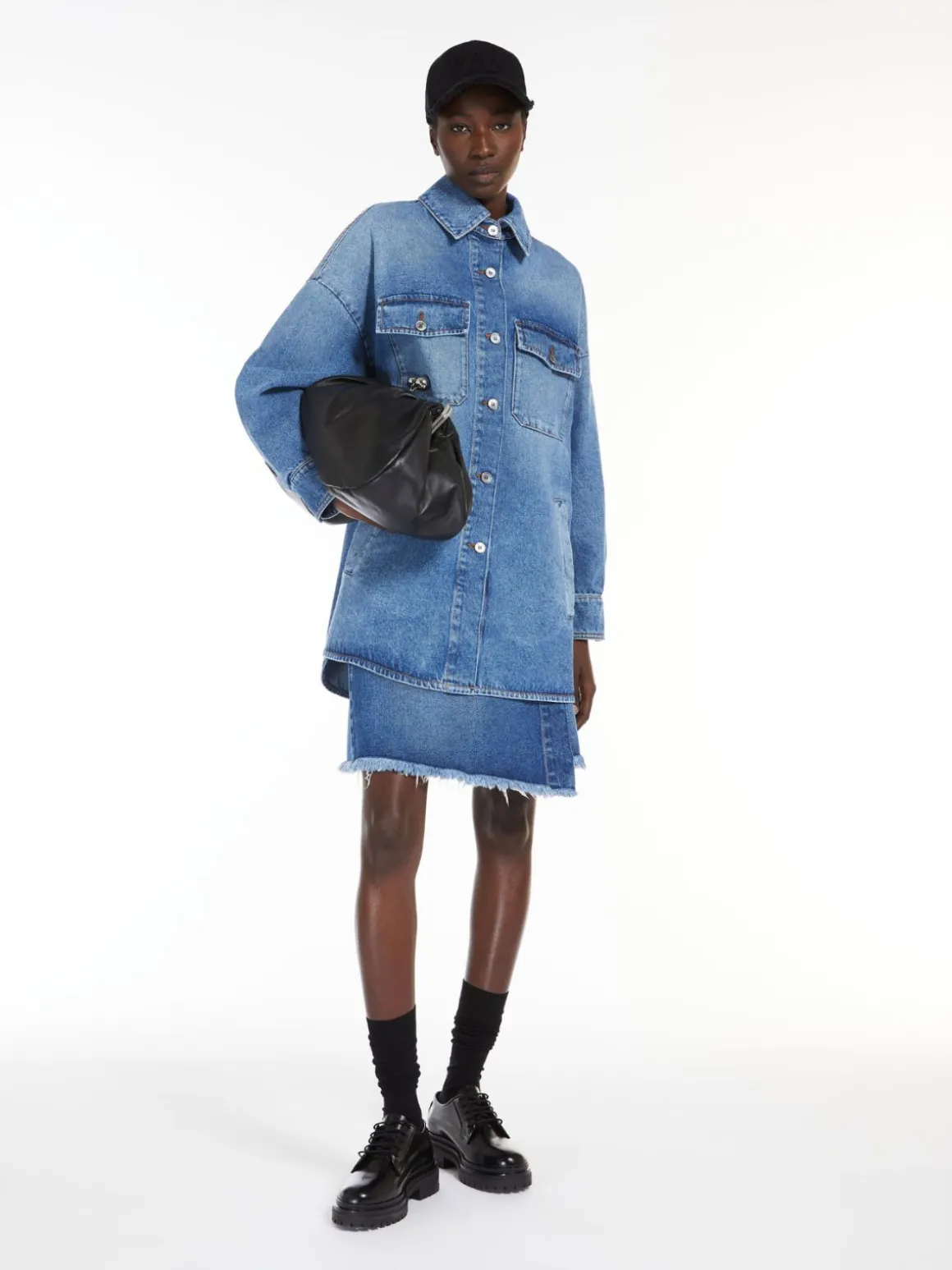 Best Giacca oversize in denim di cotone Giacche Eblazer