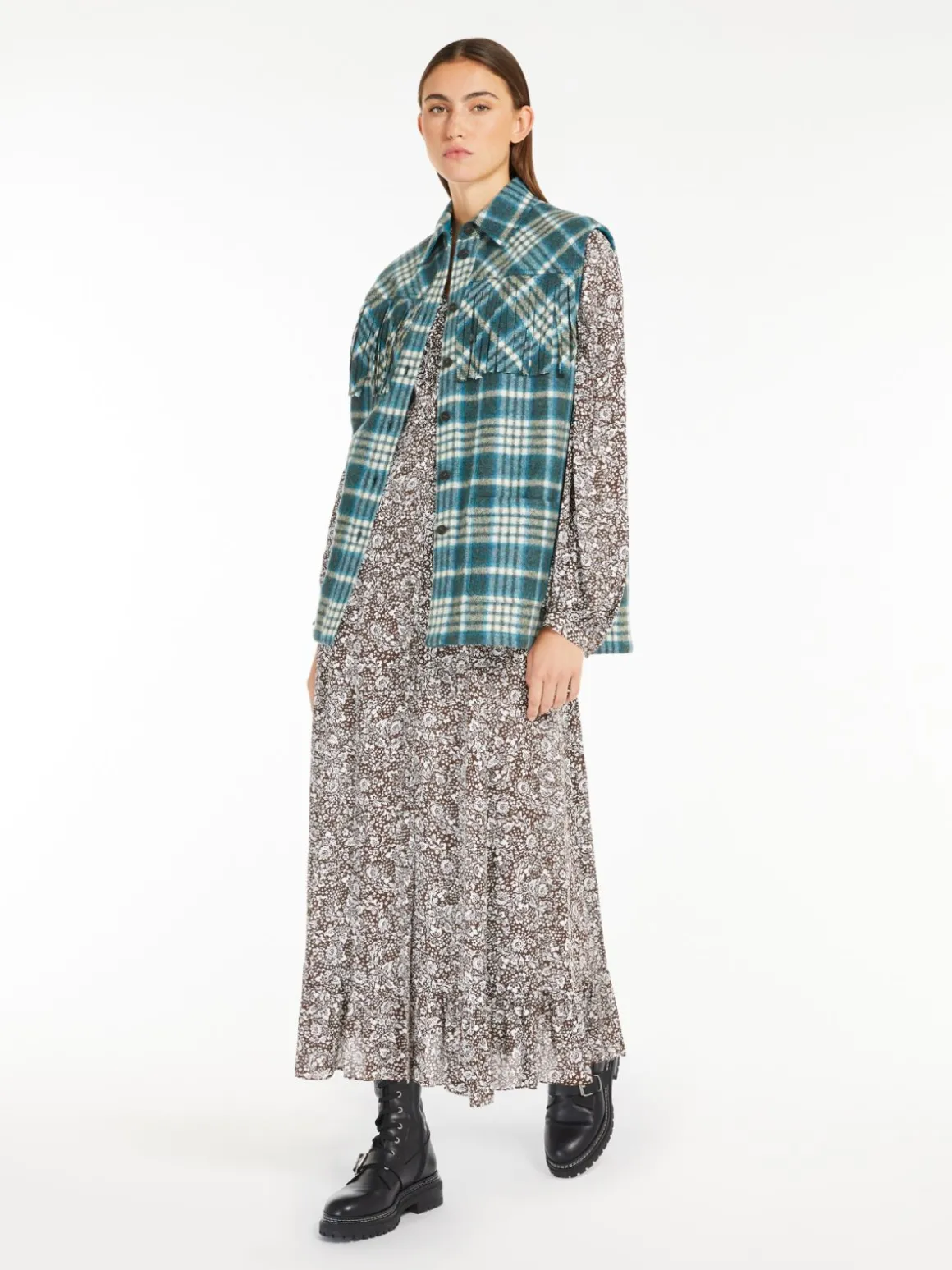 gilet_in_flanella_di_lana_0.webp Sale Gilet in flanella di lana T-shirt E Top | Gilet
