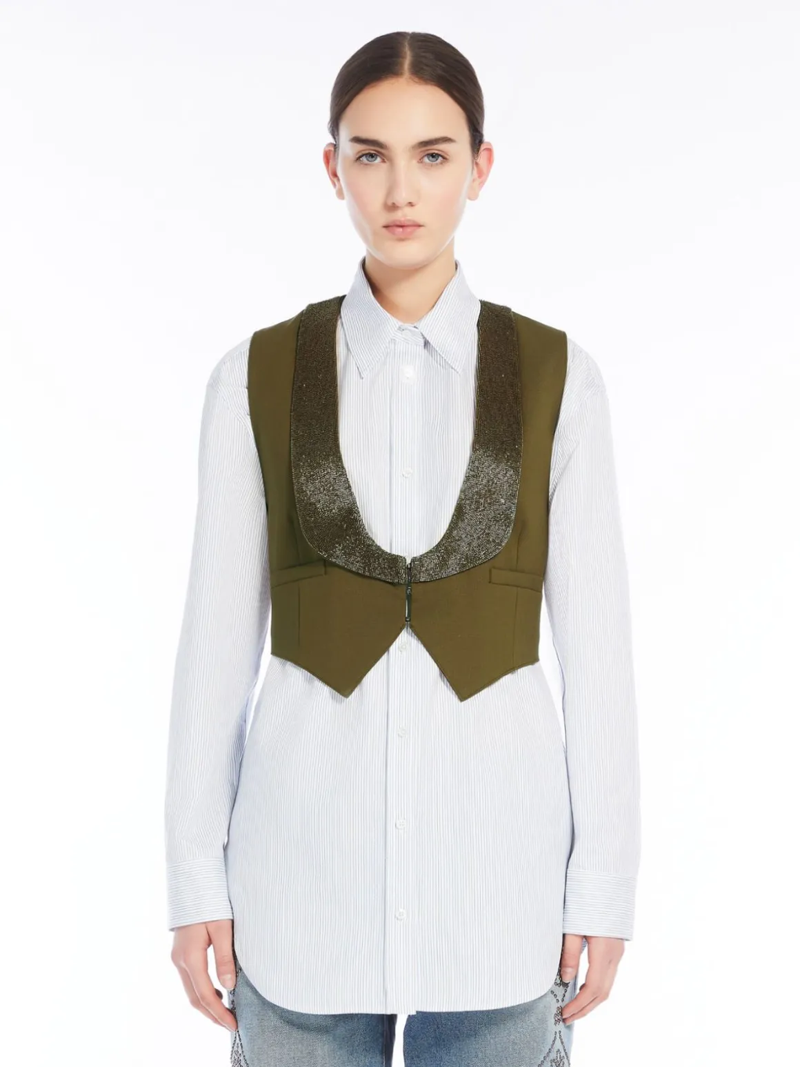 Hot Gilet in mista lana T-shirt E Top | Gilet
