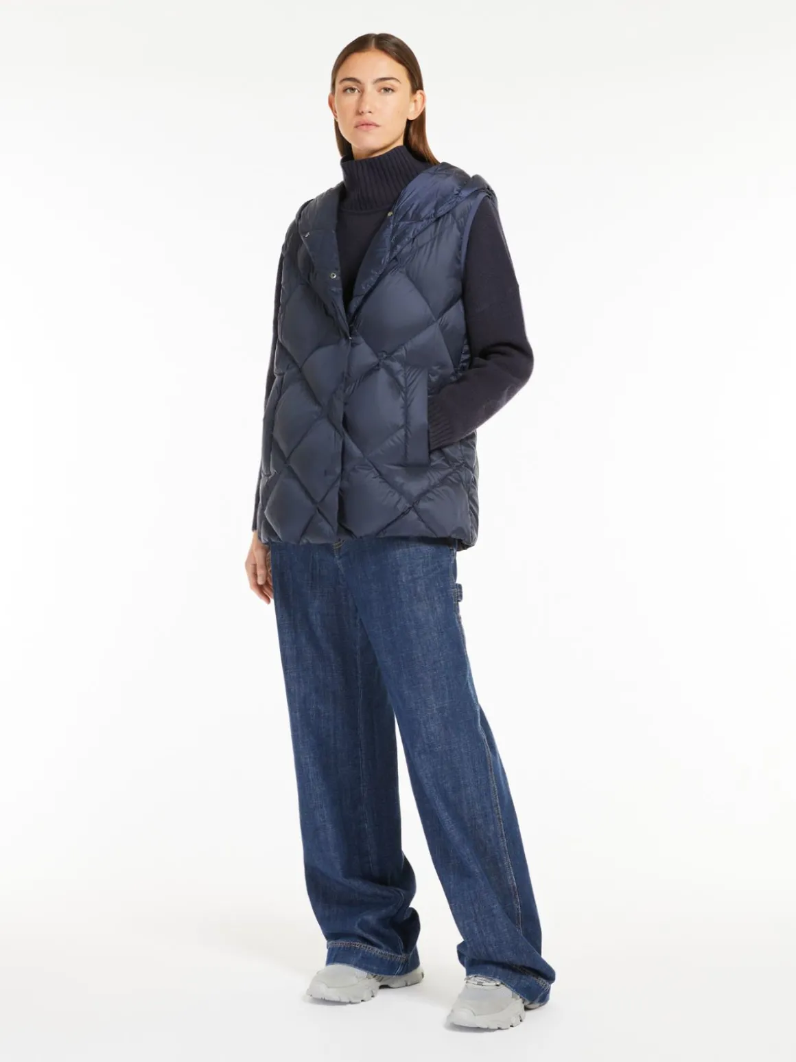 Outlet Gilet in tessuto tecnico trapuntato Gilet | Imbottiti E Parka