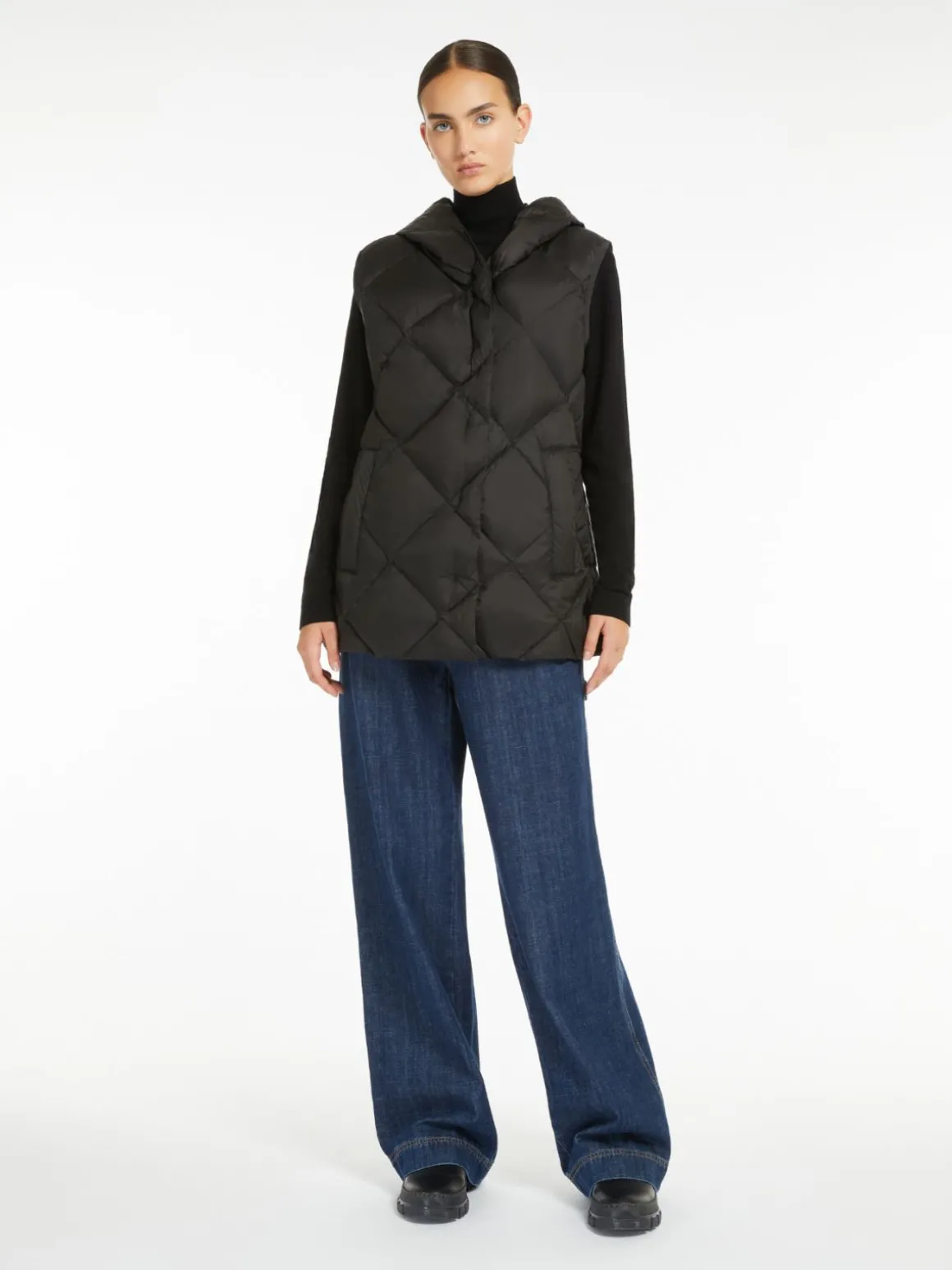 Flash Sale Gilet in tessuto tecnico trapuntato Gilet | Imbottiti E Parka