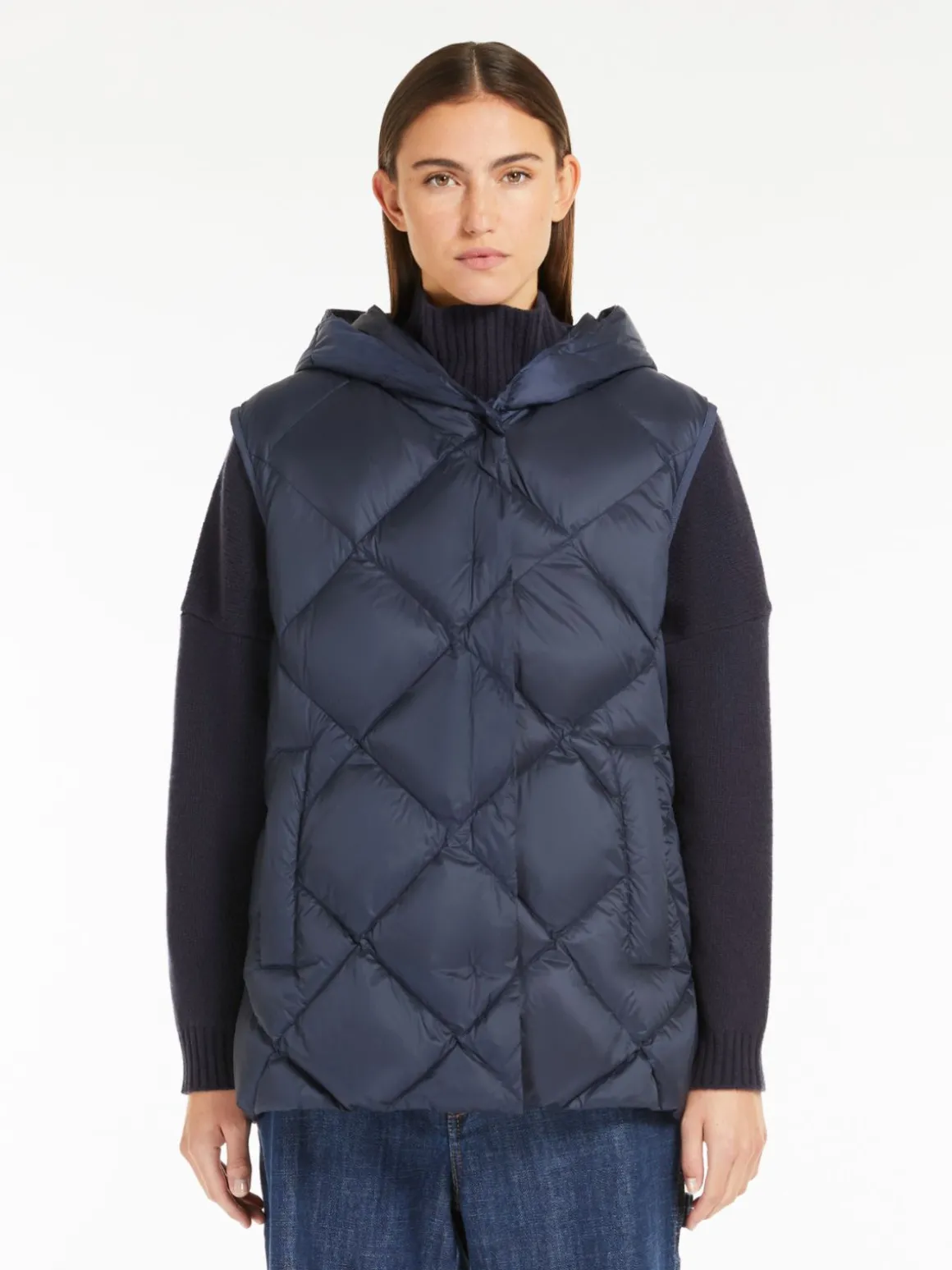 Outlet Gilet in tessuto tecnico trapuntato Gilet | Imbottiti E Parka