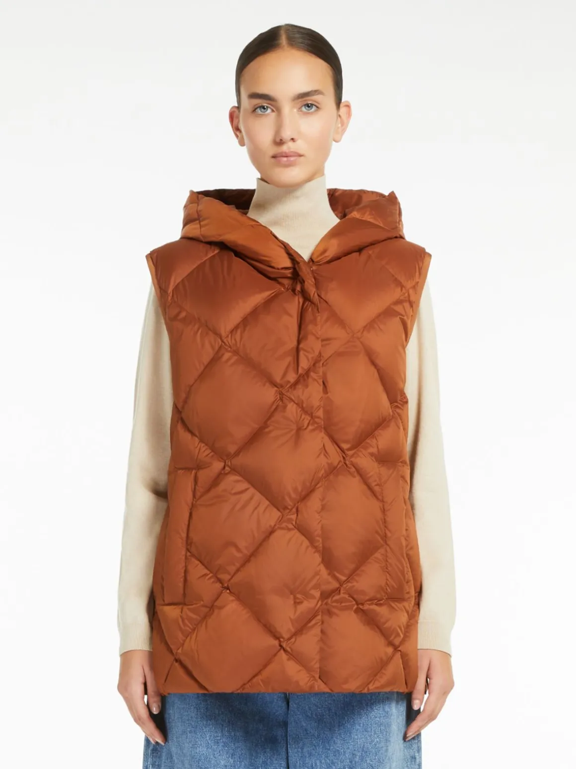 Flash Sale Gilet in tessuto tecnico trapuntato Gilet | Imbottiti E Parka