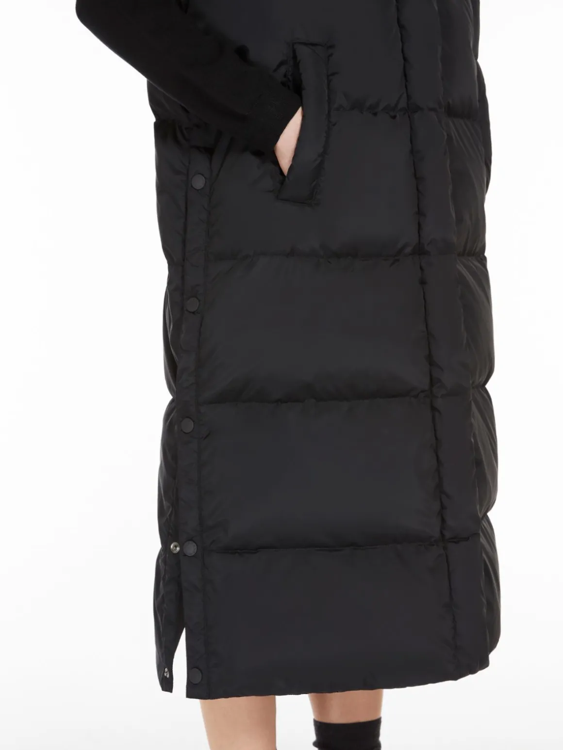 gilet_lungo_in_taffet_antigoccia_3.webp Online Gilet lungo in taffetà antigoccia Gilet | Imbottiti E Parka