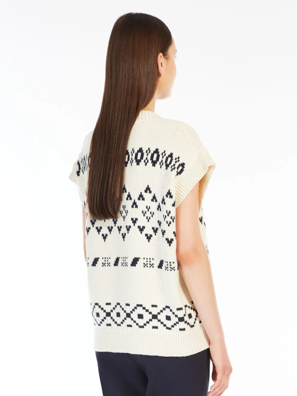 gilet_over_in_cotone_jacquard_2.webp Cheap Gilet over in cotone jacquard Maglie | Gilet