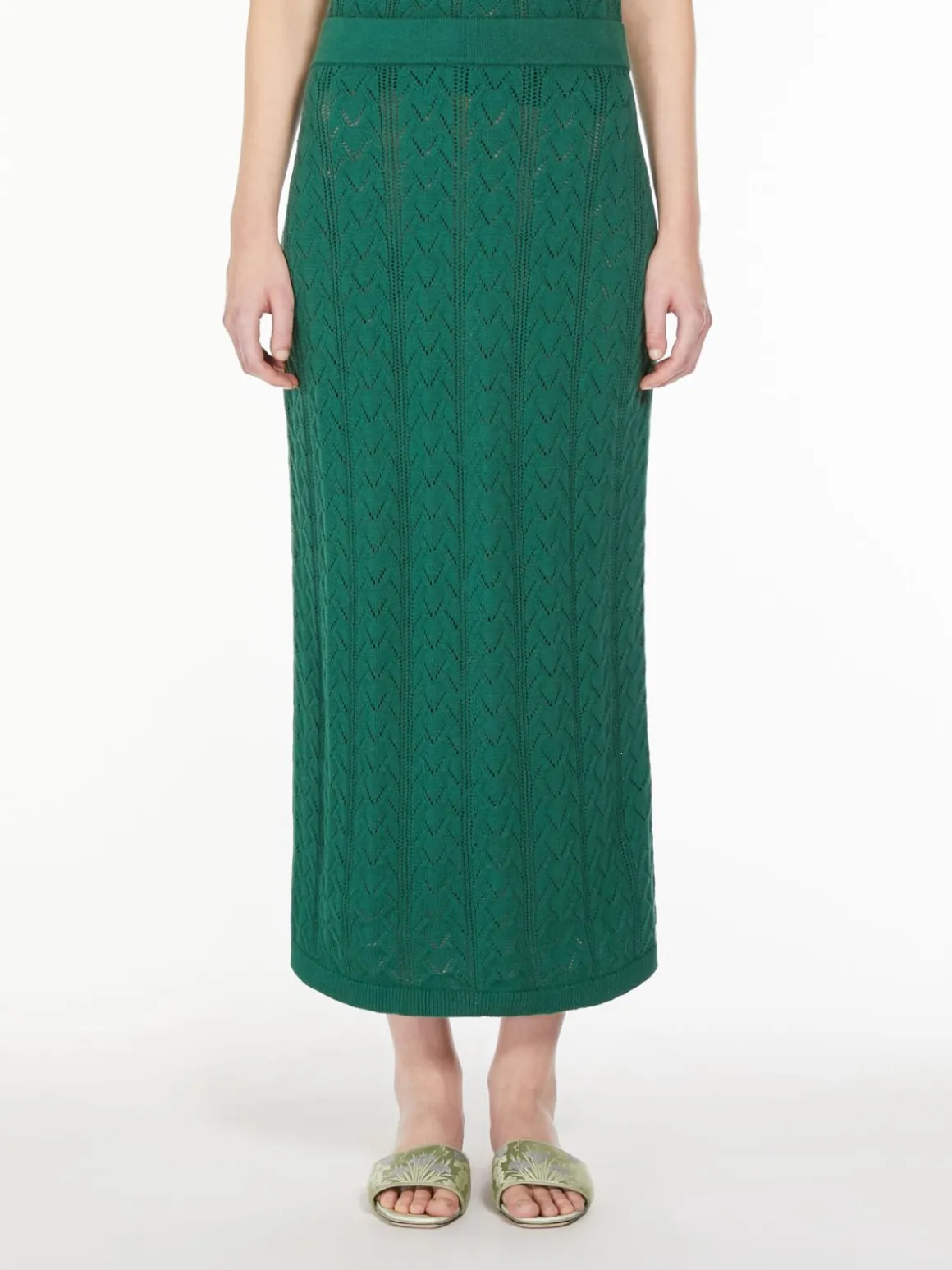 Fashion Gonna in filato di cotone crochet Gonne