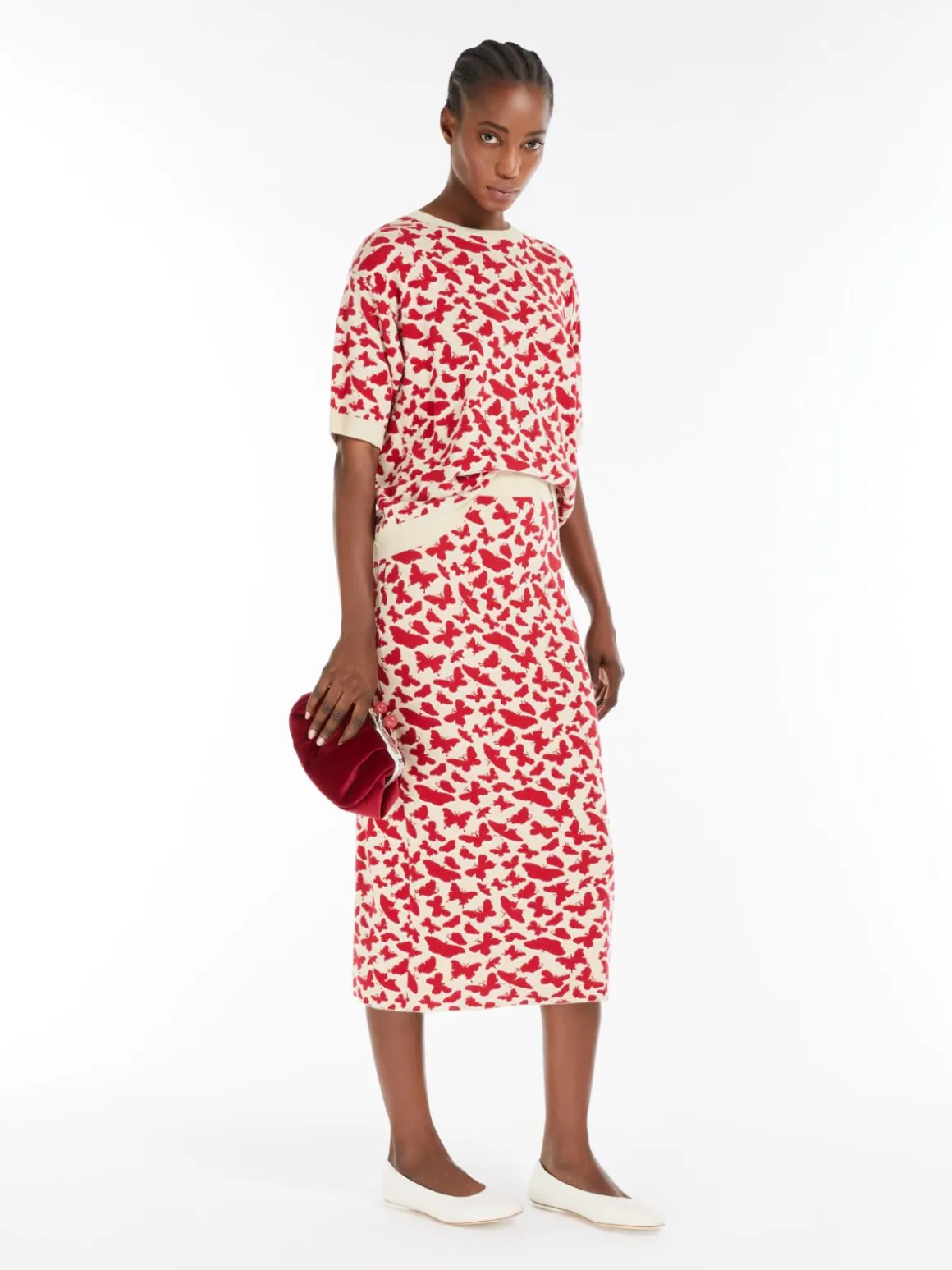Fashion Gonna in maglia jacquard Gonne