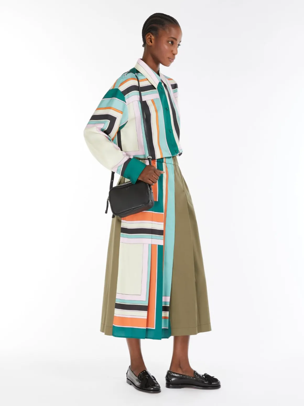 Flash Sale Gonna in twill stampato e gabardina Gonne