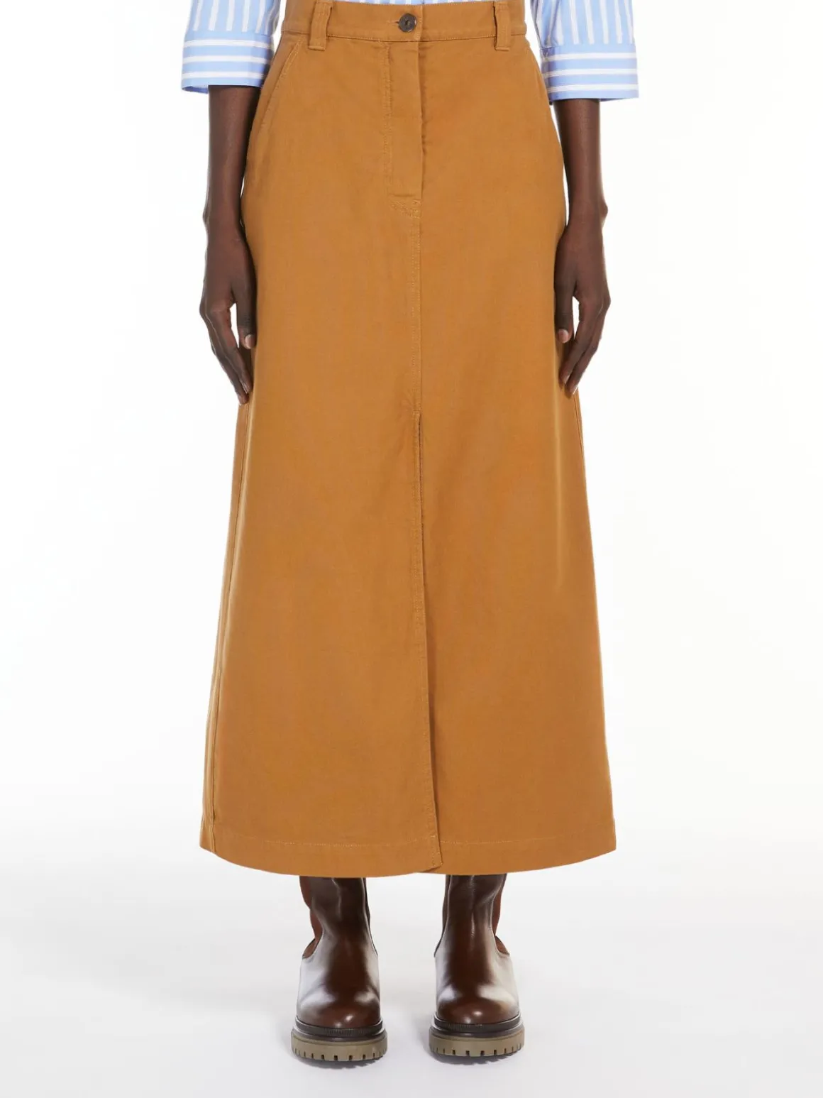 Hot Gonna lunga in canvas Gonne