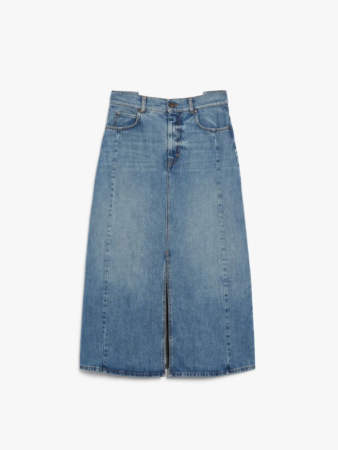gonna_lunga_in_denim_di_cotone_4.webp Cheap Gonna lunga in denim di cotone Gonne