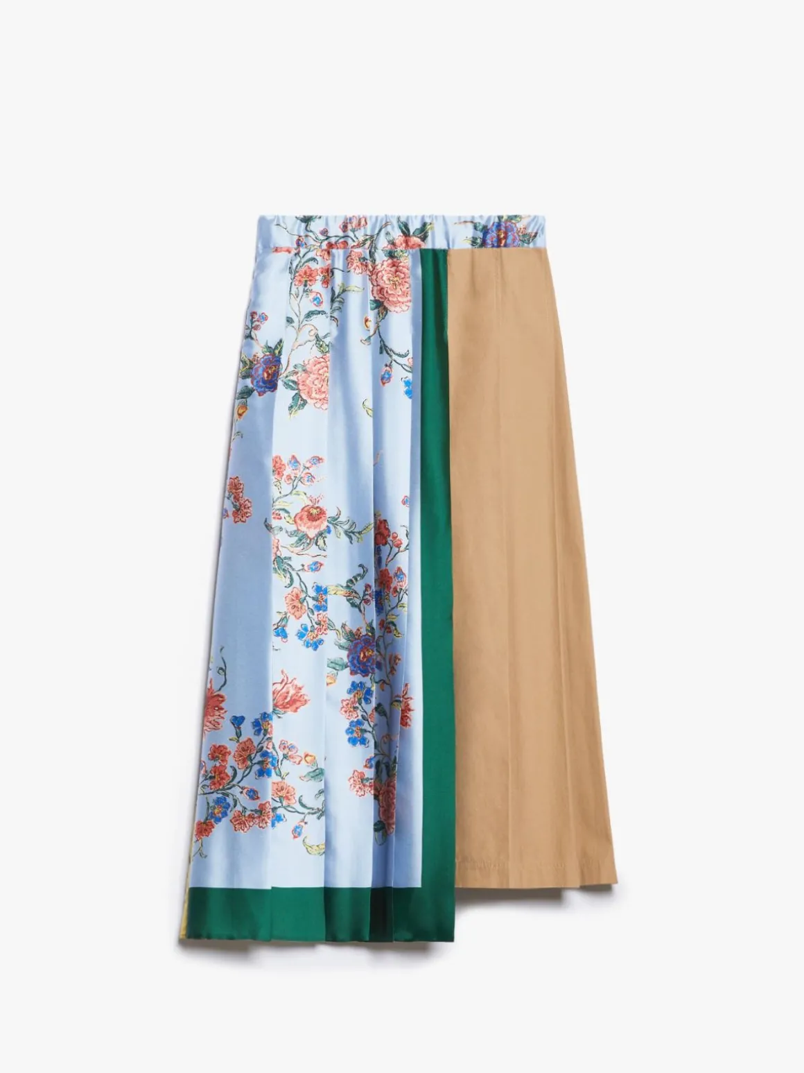 gonna_midi_in_tela_e_twill_stampato_3.webp Sale Gonna midi in tela e twill stampato Gonne