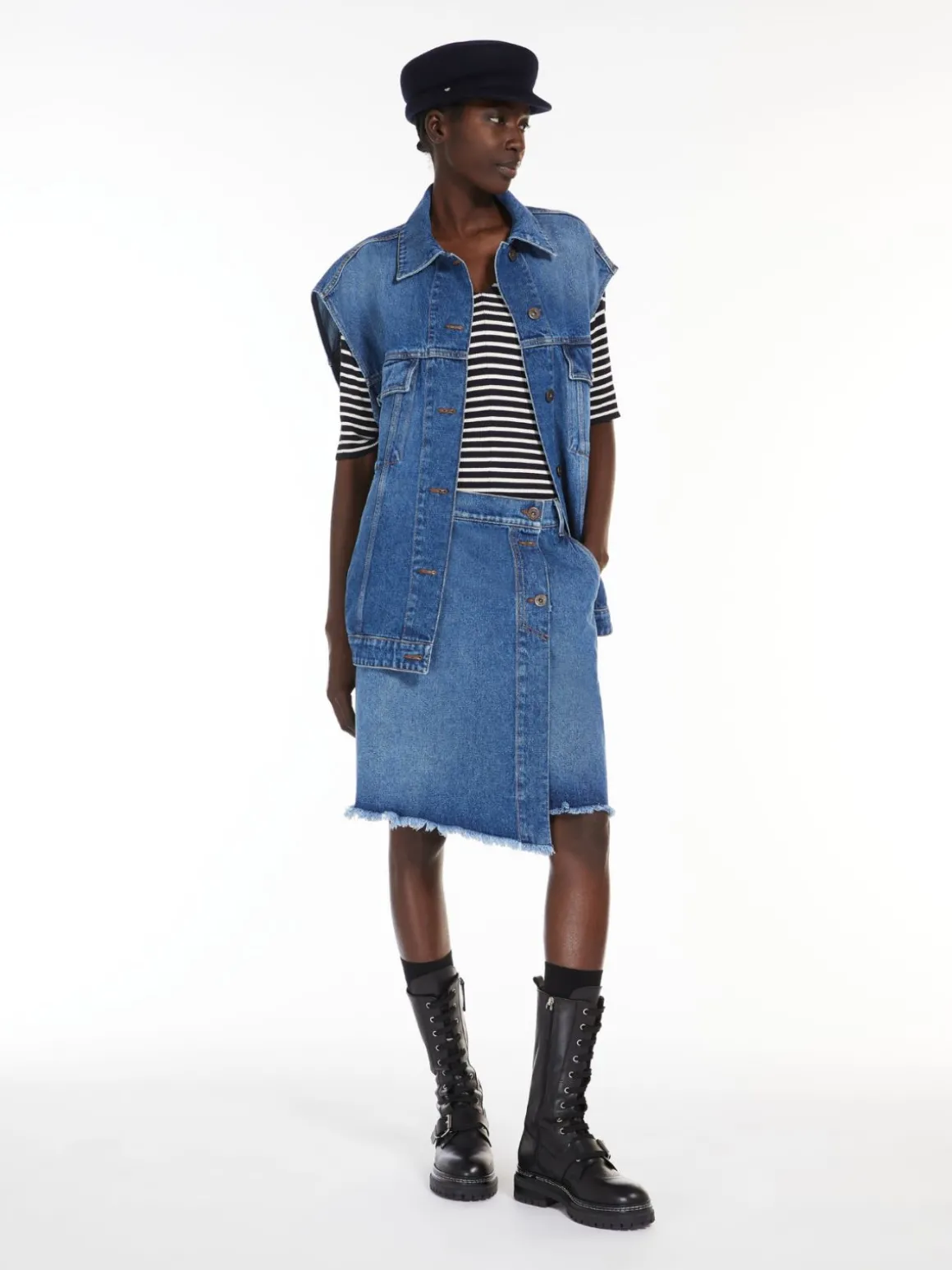 Flash Sale Gonna mini in denim Gonne