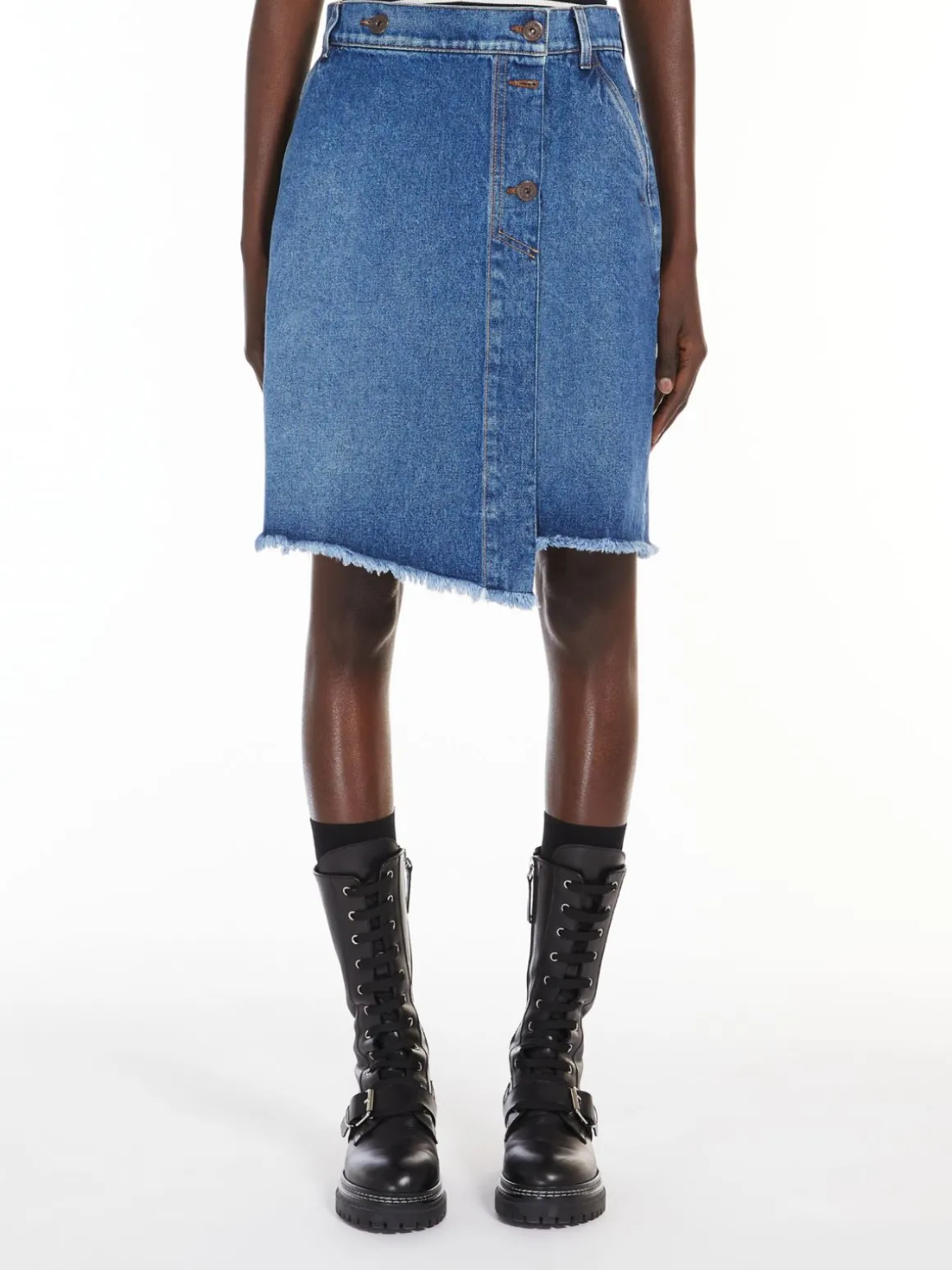 Flash Sale Gonna mini in denim Gonne