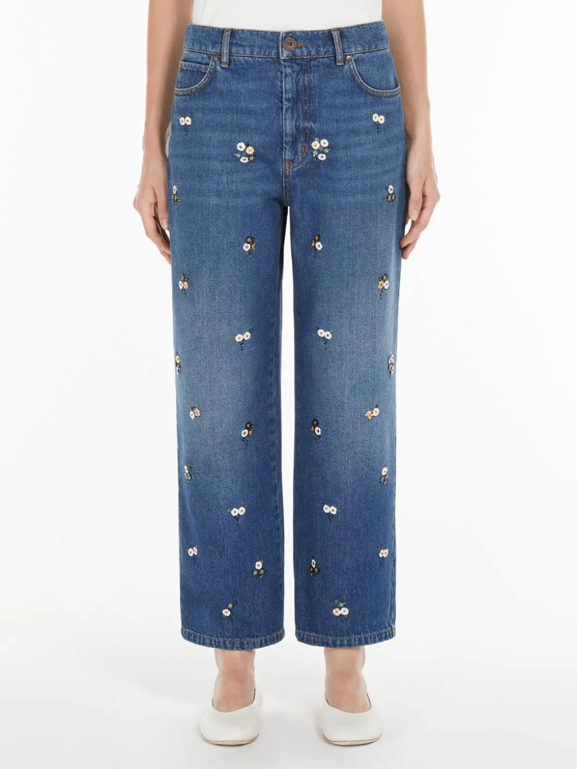Store Jeans in denim con paillette Pantaloniejeans