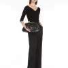 Hot Maglia a V in viscosa a coste Maglie