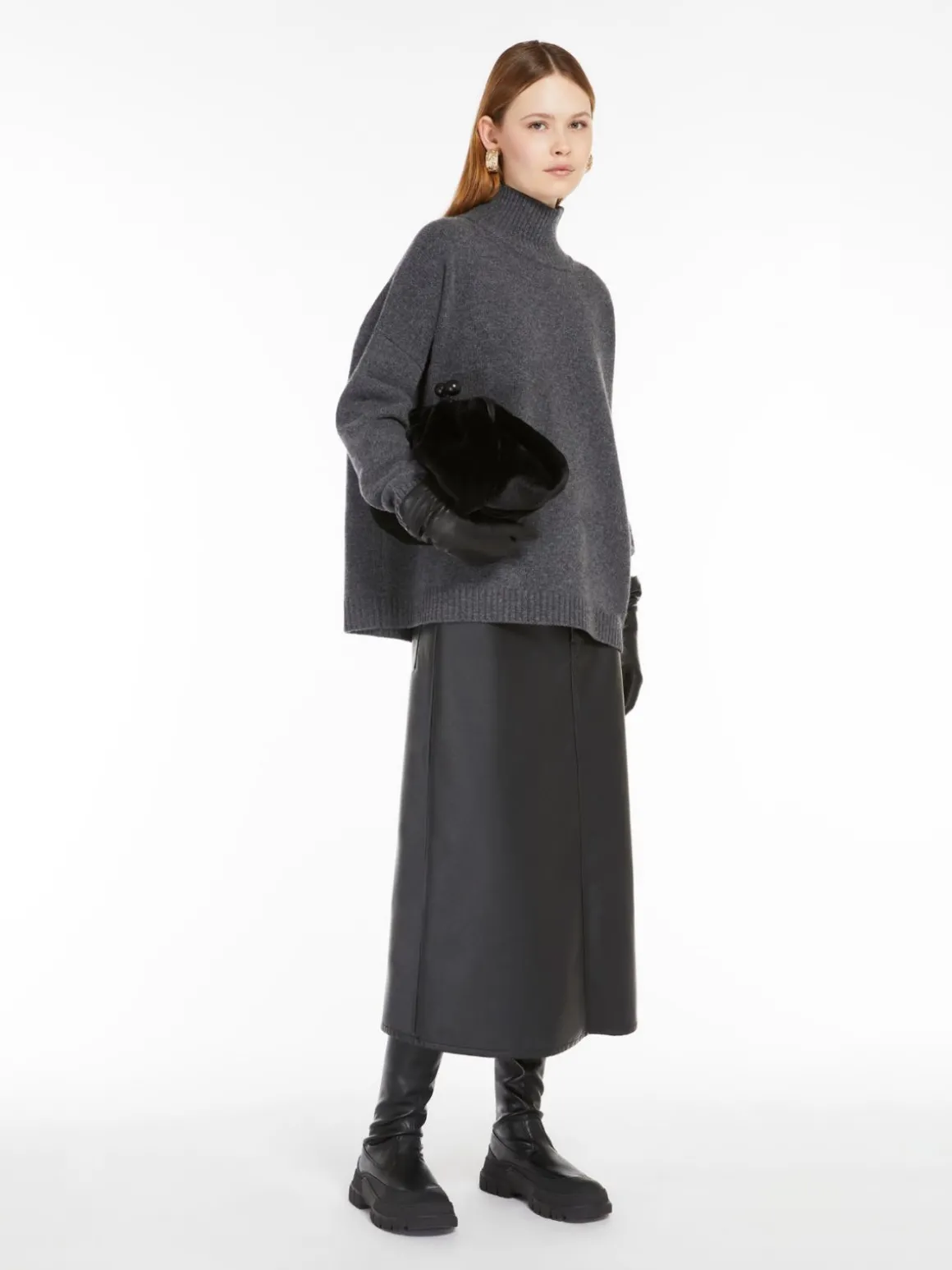 Cheap Maglia collo alto in lana Maglie