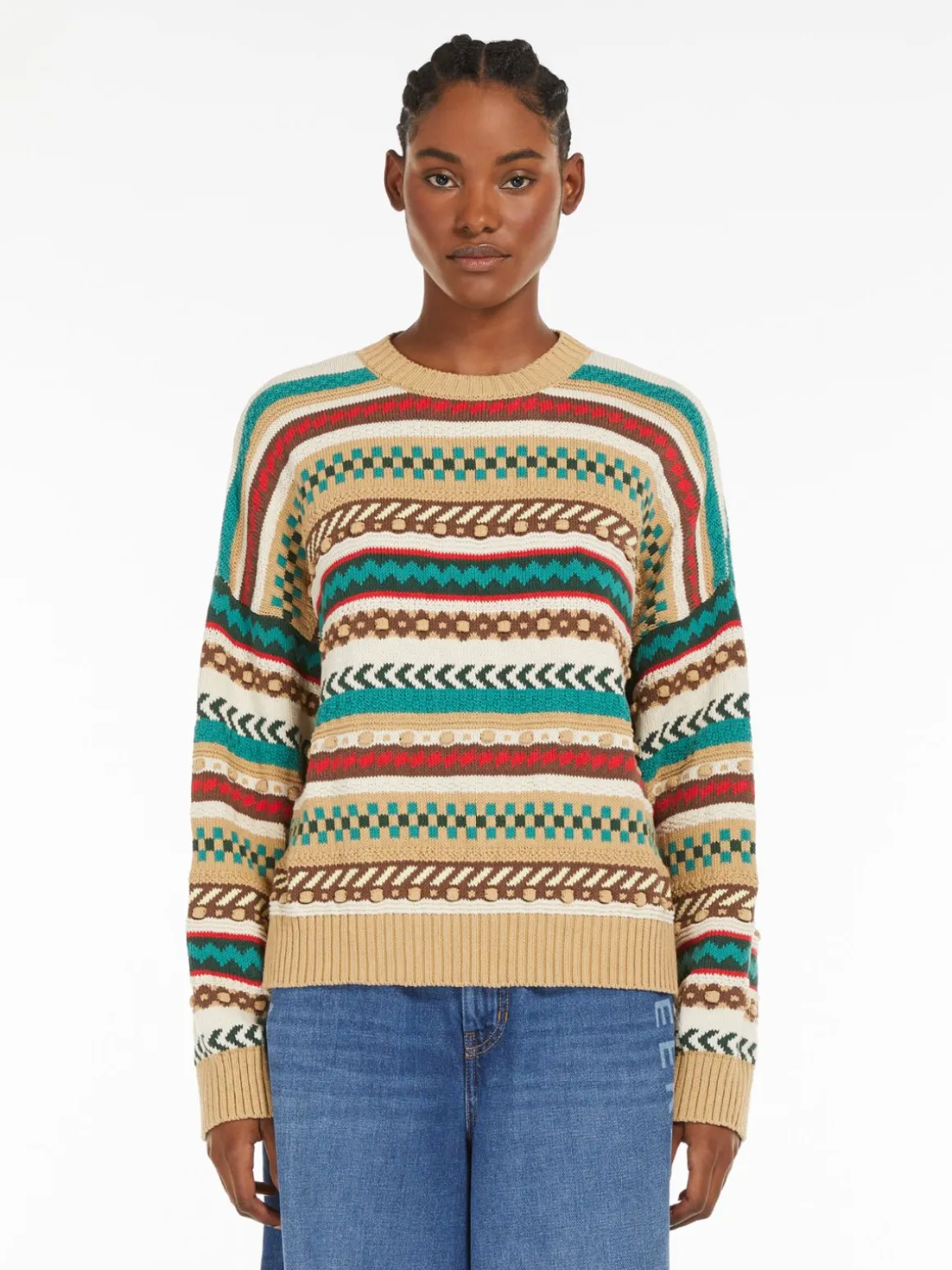 Store Maglia cotone con disegno jacquard Maglie