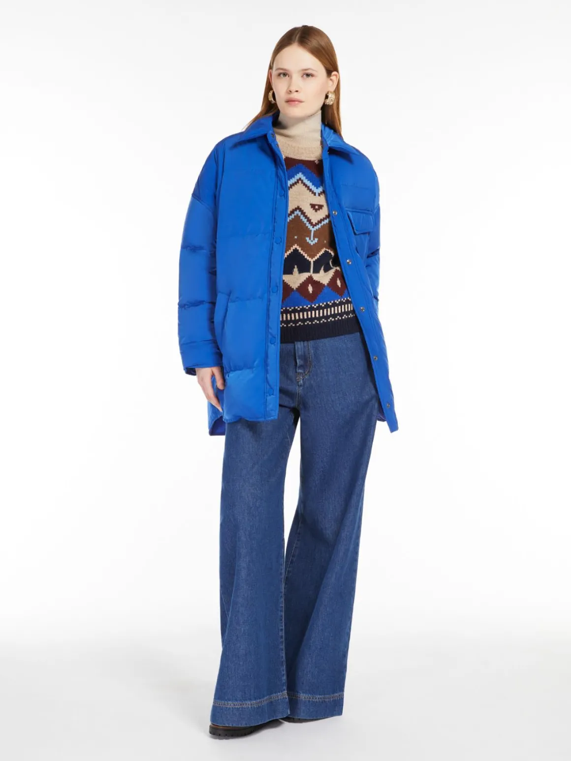 Best Sale Maglia in alpaca e lana jacquard Maglie