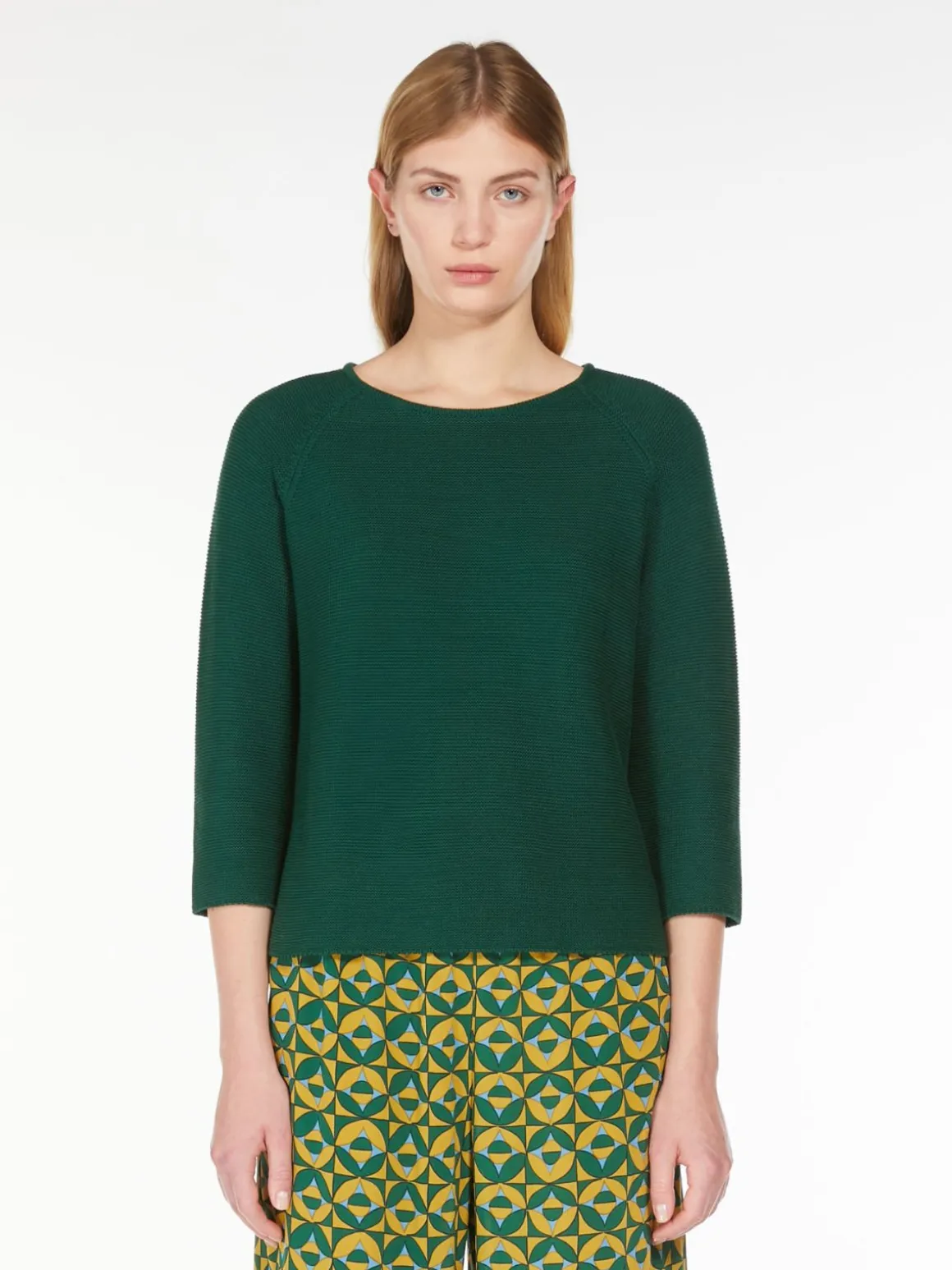 Fashion Maglia morbida in filato di cotone Maglie