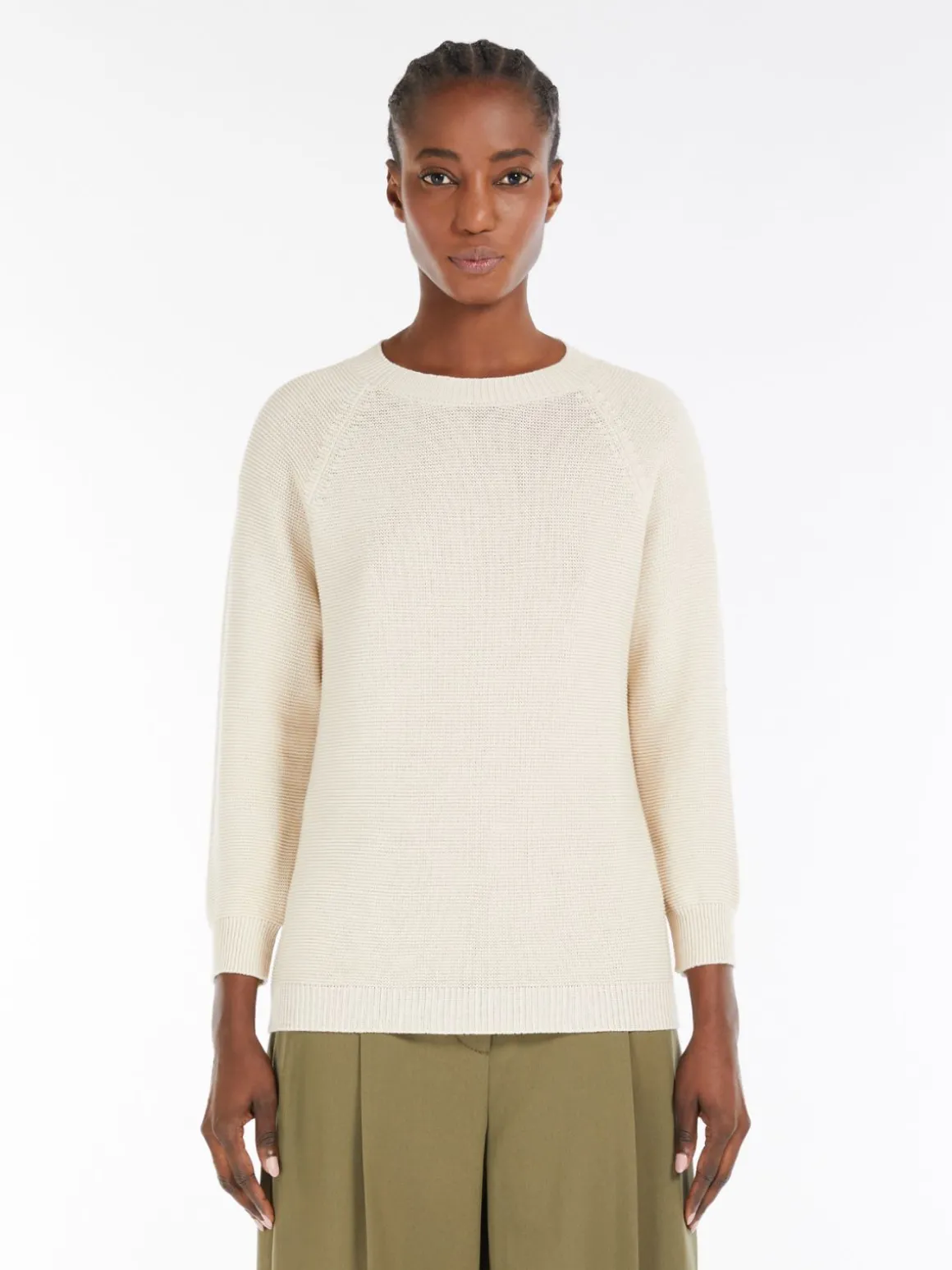 Hot Maglia morbida in filato di cotone Maglie