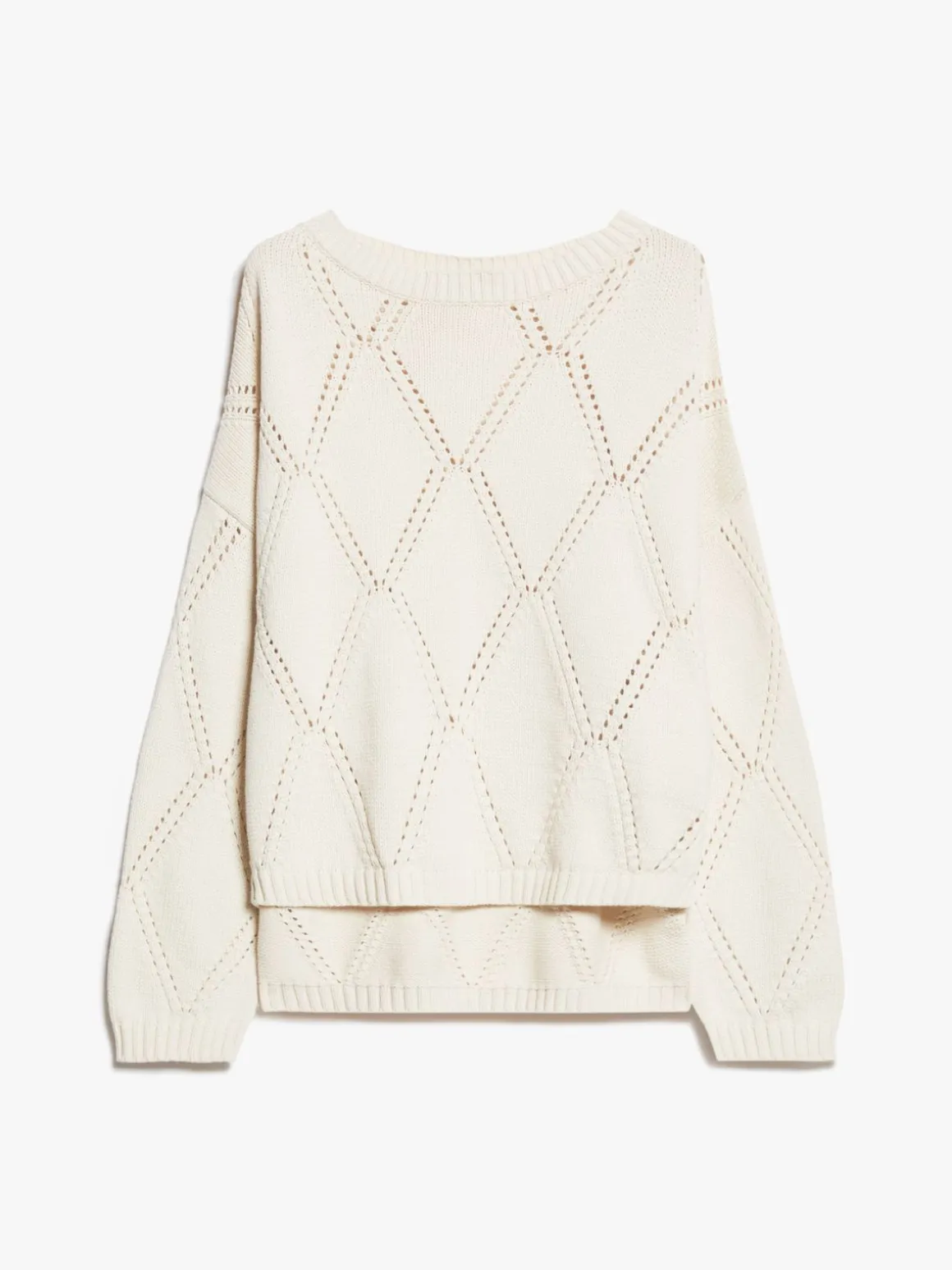 maglia_oversize_in_cotone_a_losanghe_4.webp Online Maglia oversize in cotone a losanghe Maglie